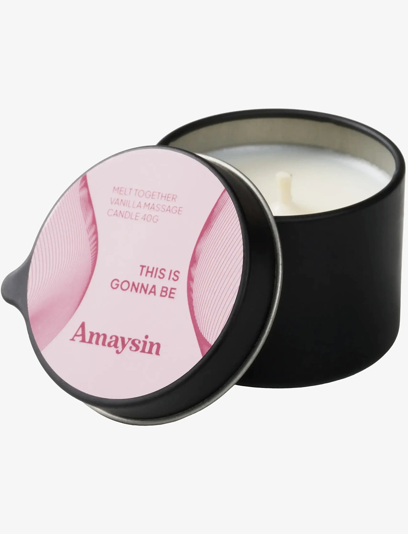 Amaysin - Amaysin Melt Together Vanilla Massage Candle 40g - glidmedel & oljor - white - 1