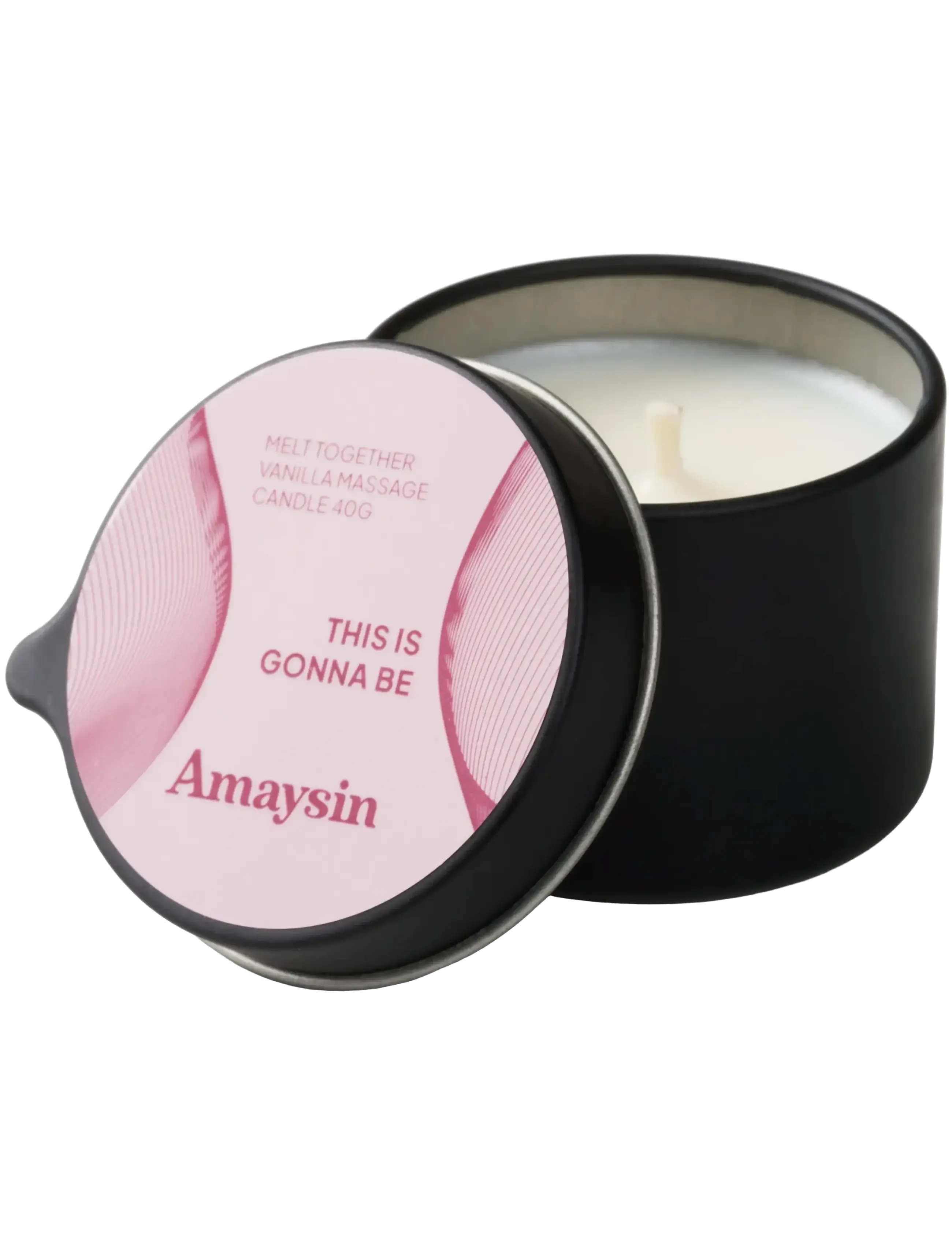 Amaysin Amaysin Melt Together Vanilla Massage Candle 40g - Glidmedel & Oljor - WHITE / clear