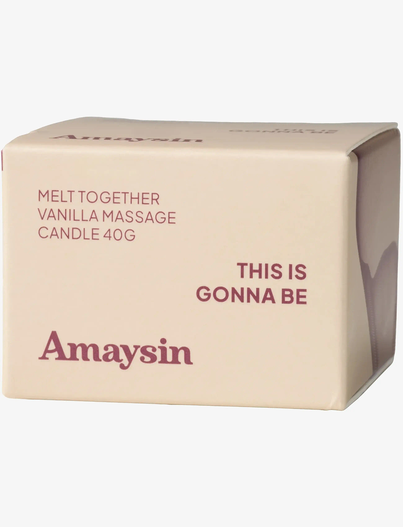 Amaysin - Amaysin Melt Together Vanilla Massage Candle 40g - glidmedel & oljor - white - 5