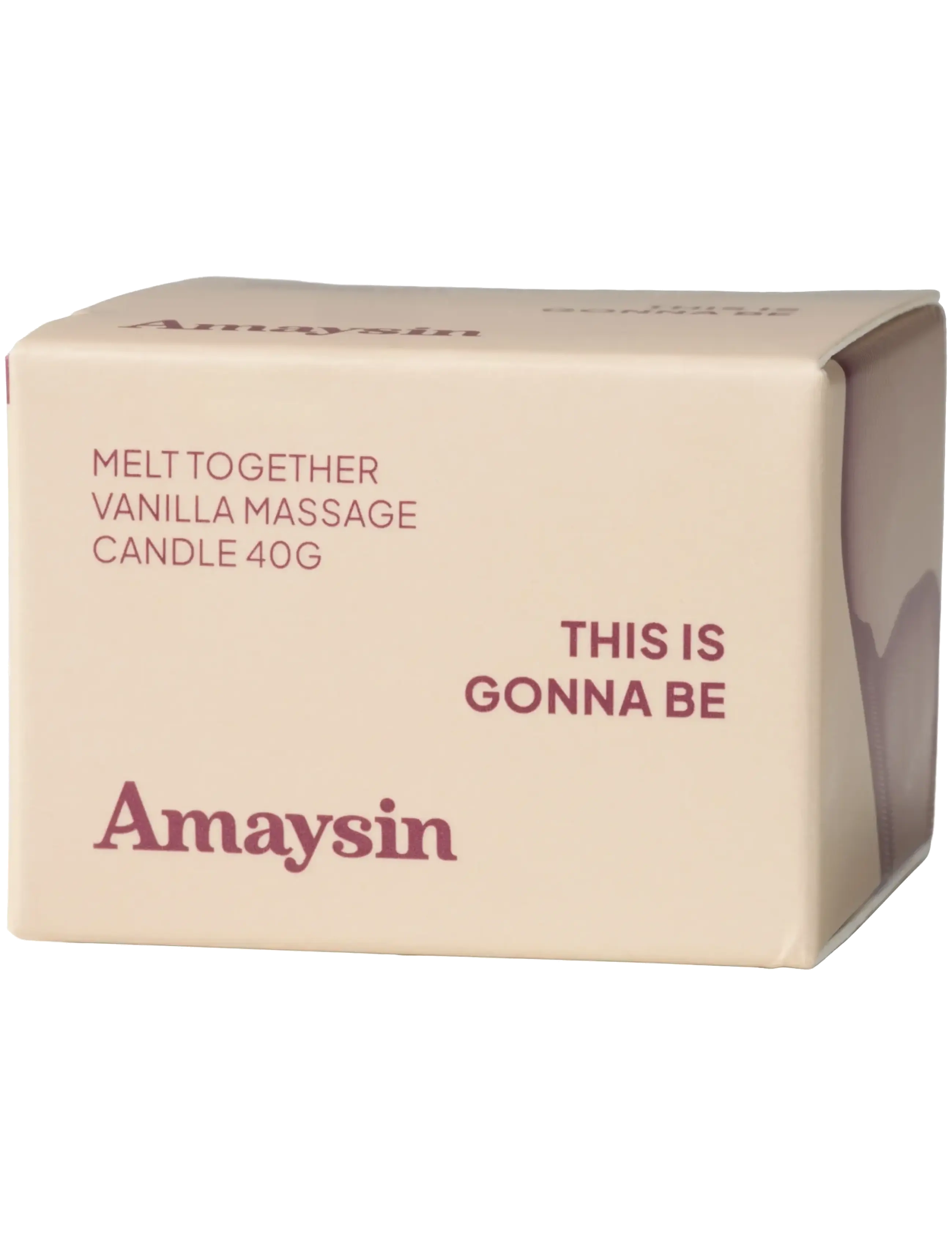 Amaysin - Amaysin Melt Together Vanilla Massage Candle 40g - liukuvoiteet ja -öljyt - white - 5