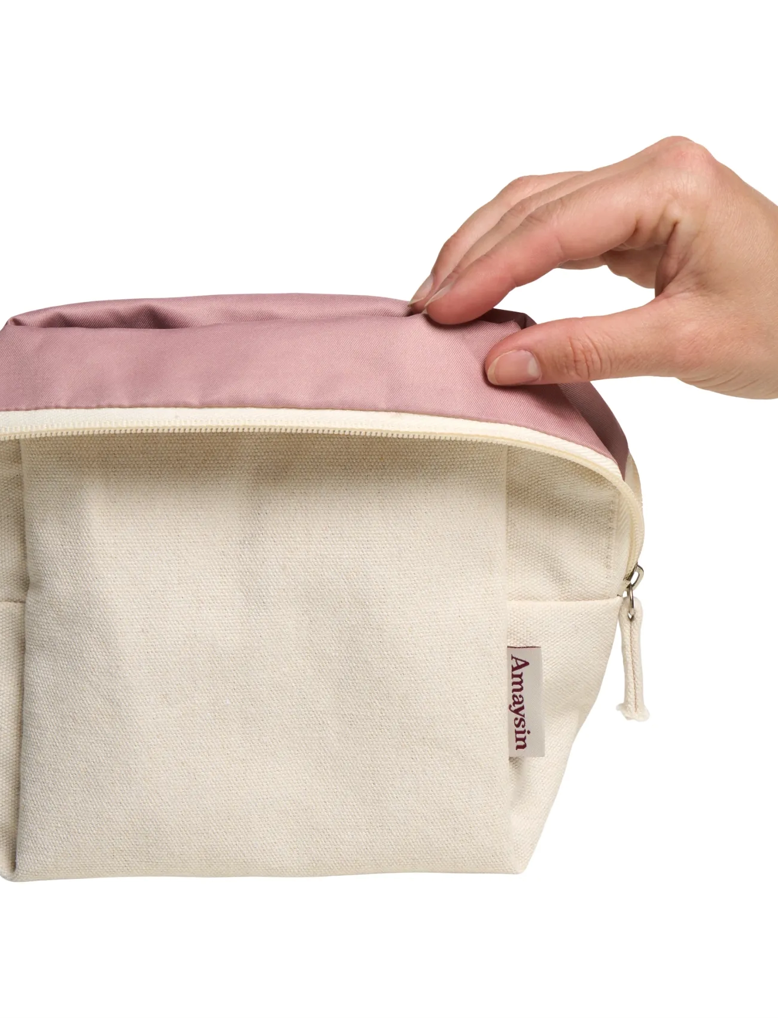 Amaysin - Amaysin Small Storage Bag - smink - white - 4