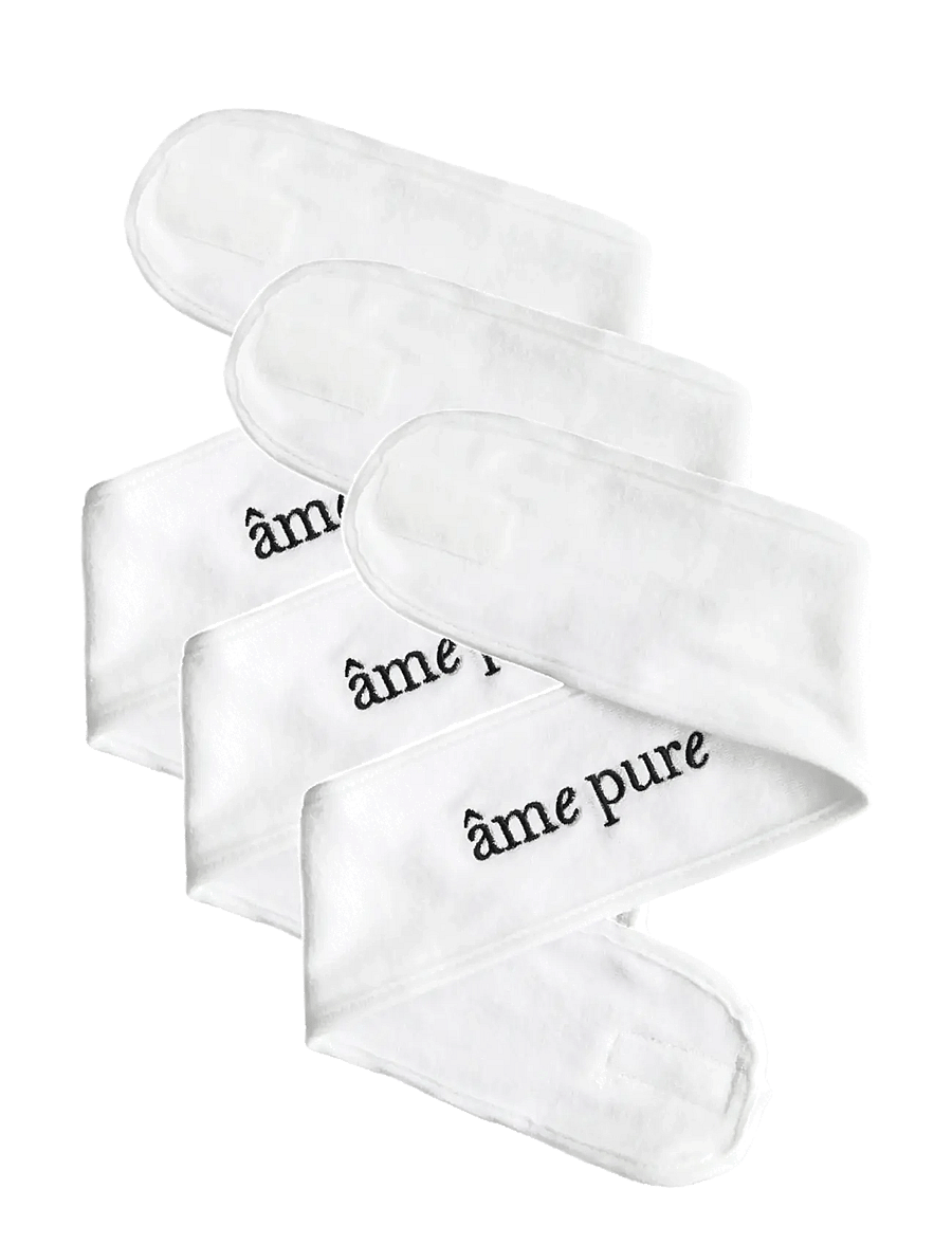 âme pure - 3 x SPA Headbands - Hairband for SPA Treatments and Makeup - aksessuaarid - white - 1