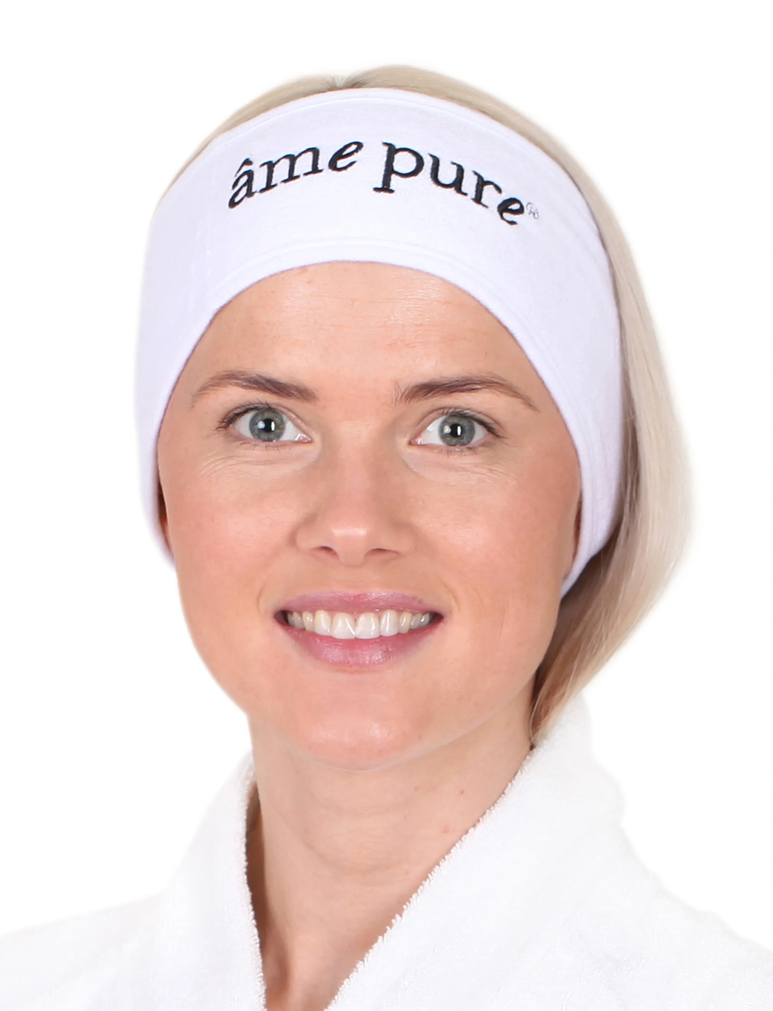 âme pure 3 X Spa Headbands - Hairband For Spa Treatments And Makeup, 3 PCS, White, Skin Care > Skincare Accessories, Dame