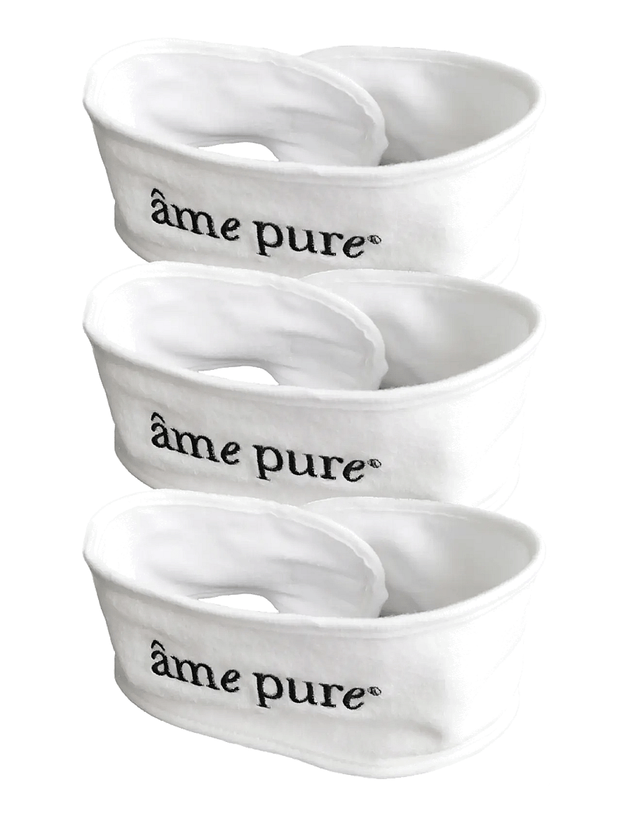 âme pure - 3 x SPA Headbands - Hairband for SPA Treatments and Makeup - aksessuaarid - white - 2