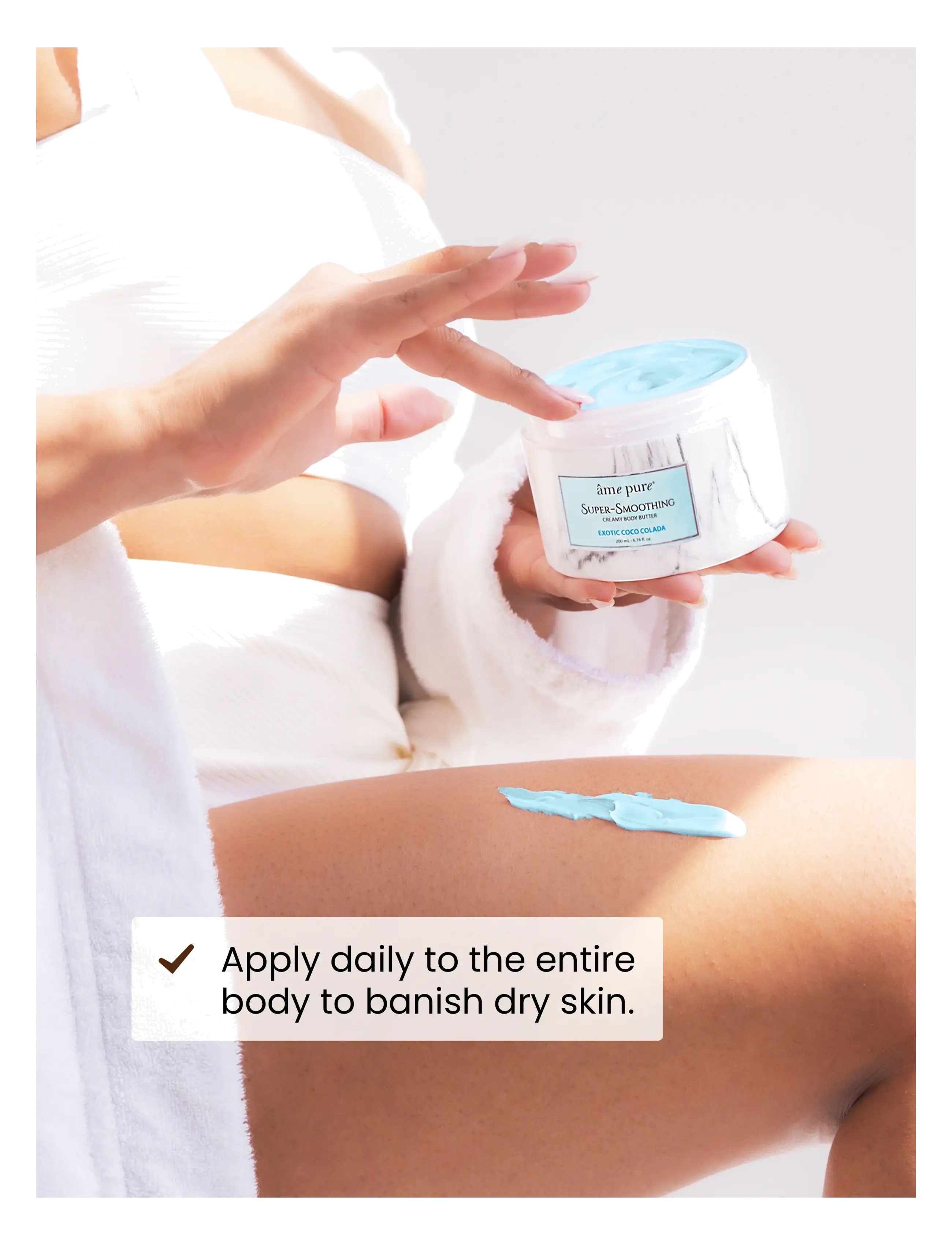 âme pure - Body Butter | Exotic Coco Colada - Moisturizing Body Lotion - lotion & creme - blue - 3