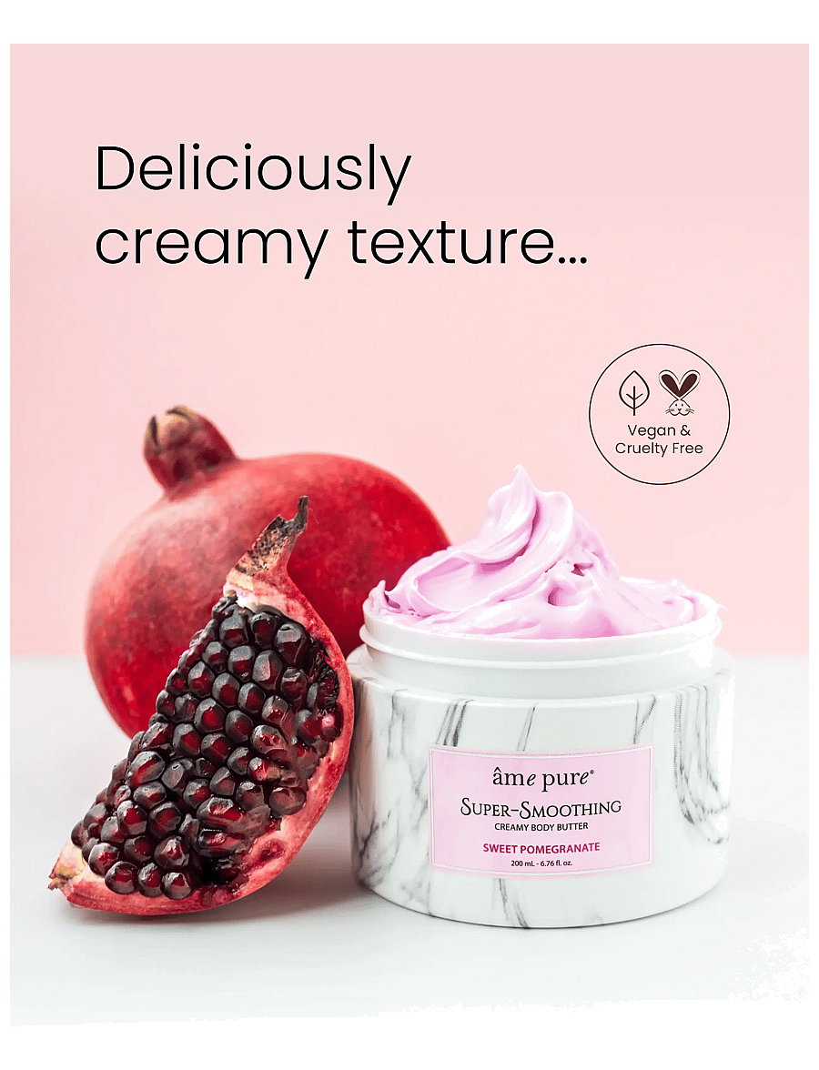 âme pure - Body Butter | Sweet Pomegranate - Moisturizing Body Lotion - kreemid - pink - 5