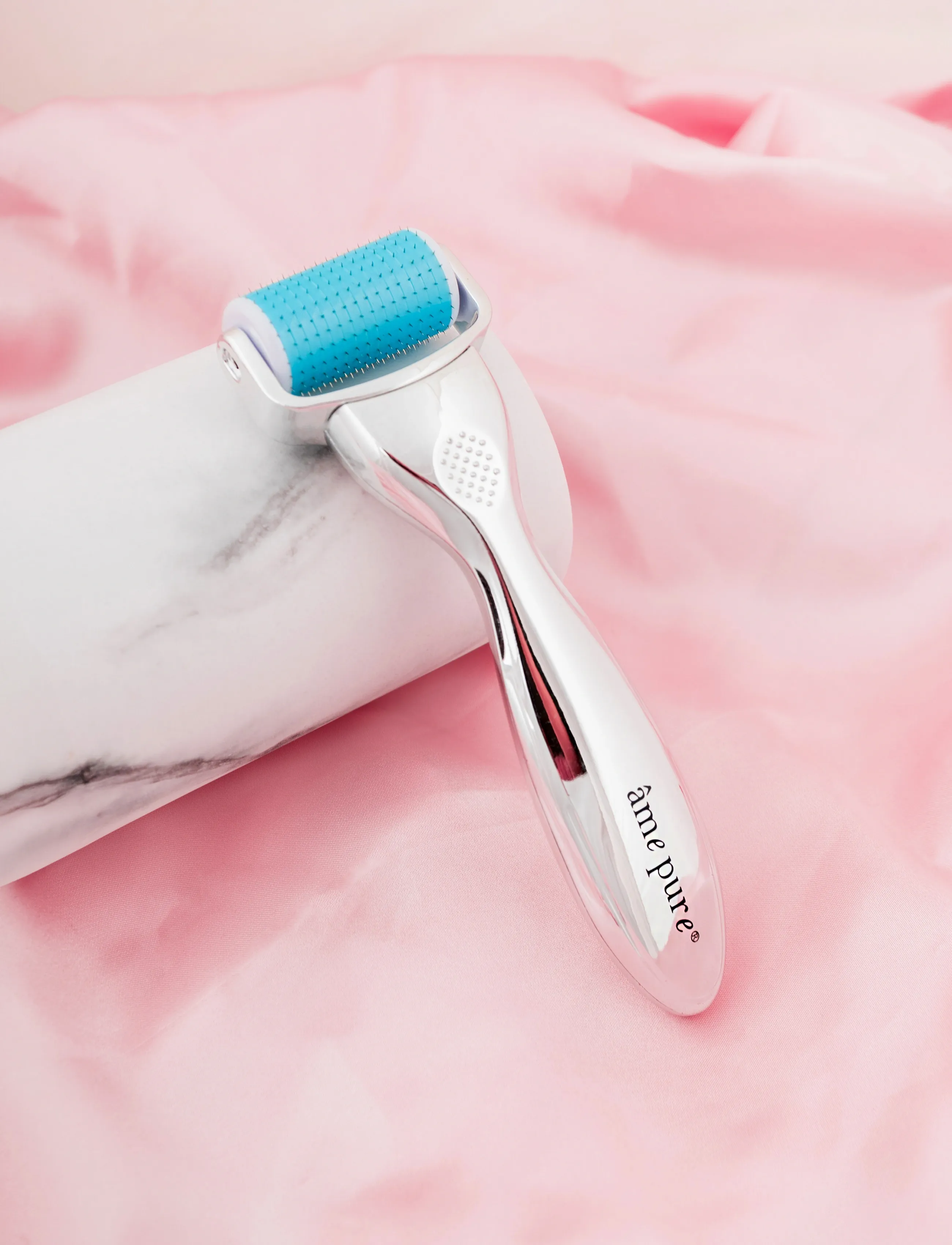 âme pure - CIT Body Roller - Derma Roller for Stretch Marks & Cellulite - hudvårdstillbehör - silver-blue - 3
