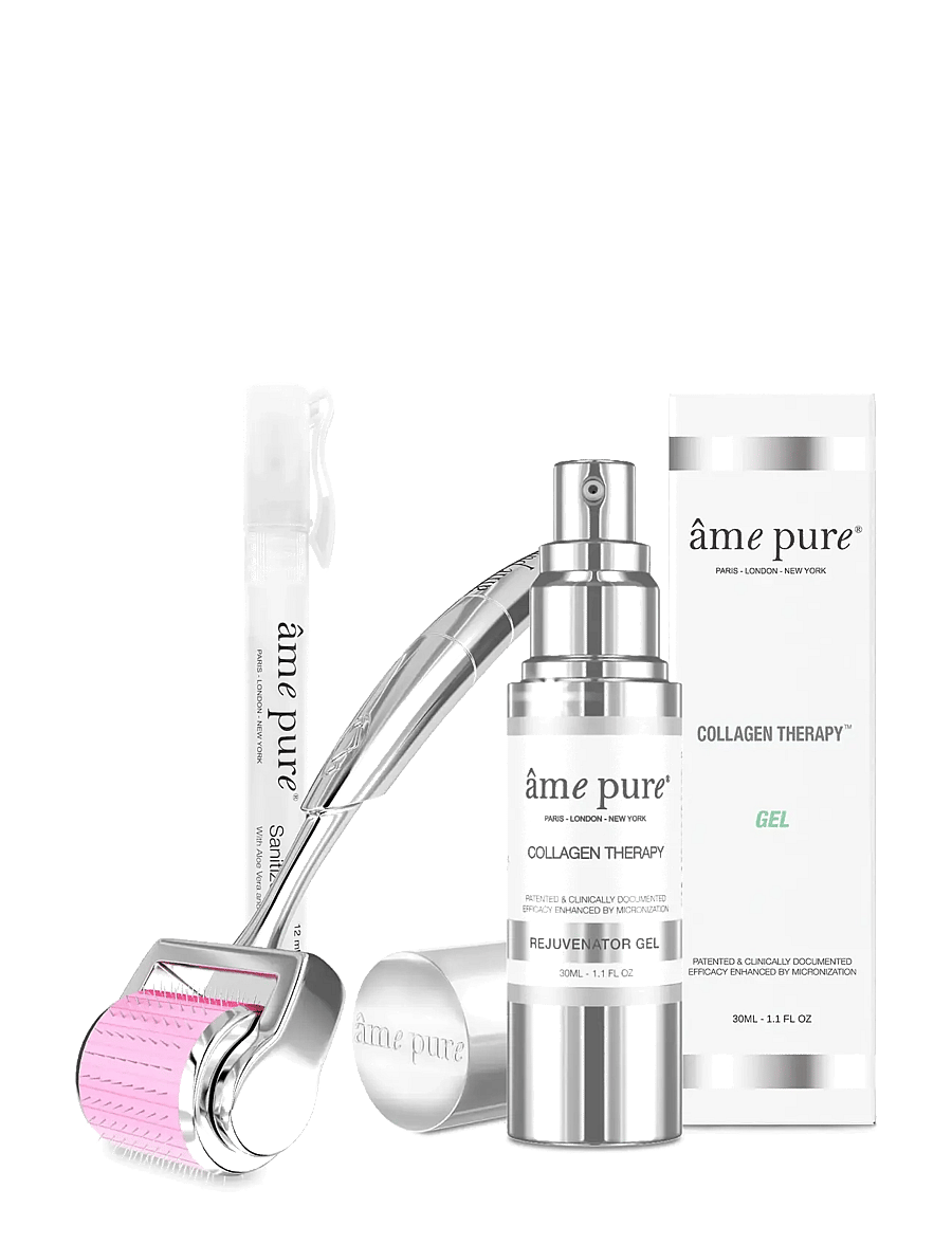 âme pure - CIT Face Roller Basic - Microneedling Derma Roller Kit - white-pink - 1