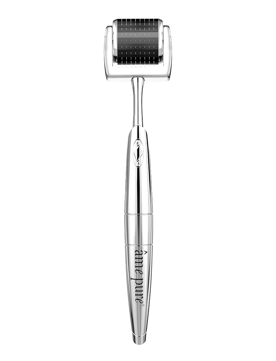 âme pure - CIT Face Roller GENTLEMEN 0.5 mm - Microneedling Dermaroller - näokoorija - silver-black - 1