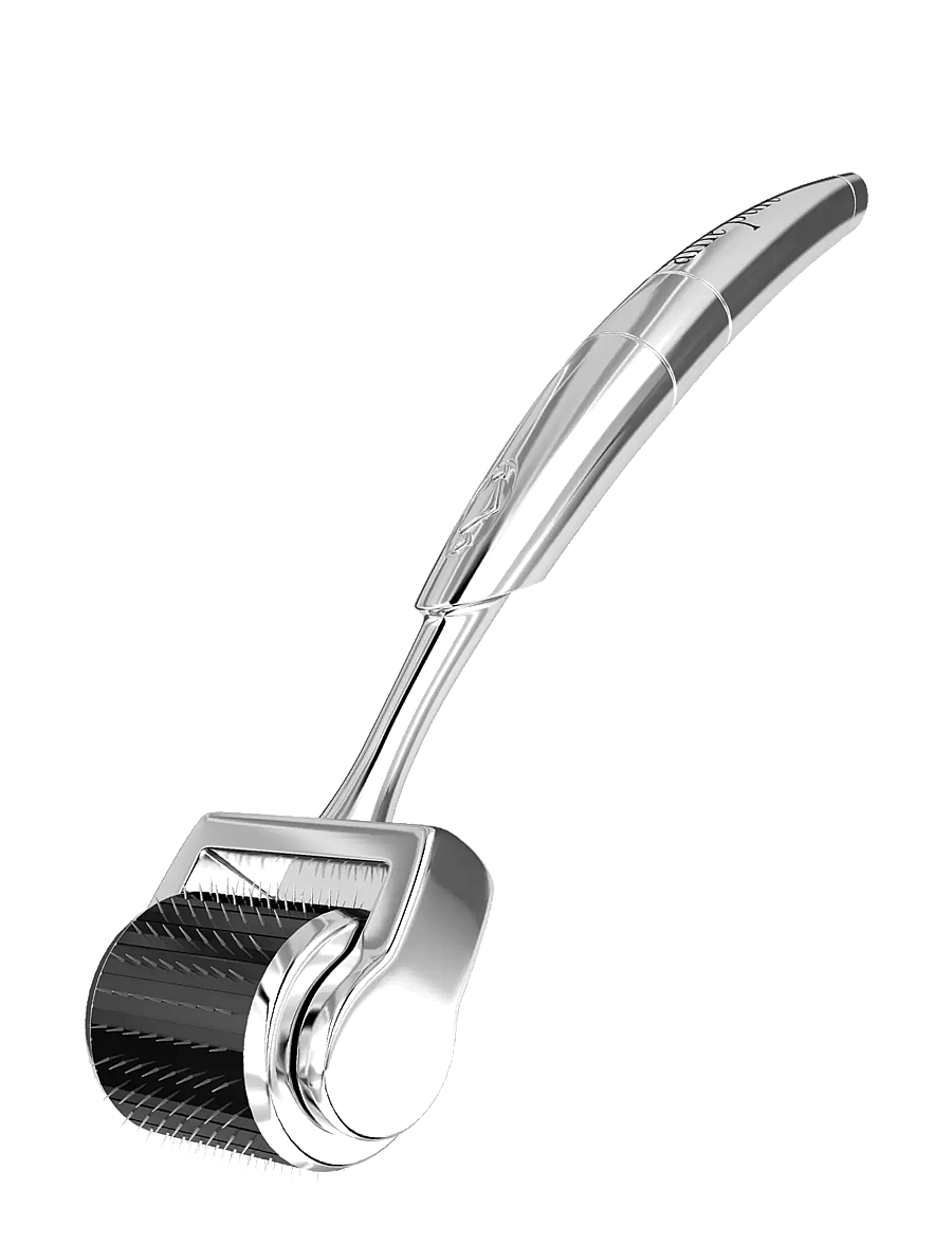 âme pure - CIT Face Roller GENTLEMEN 0.5 mm - Microneedling Dermaroller - näokoorija - silver-black - 2