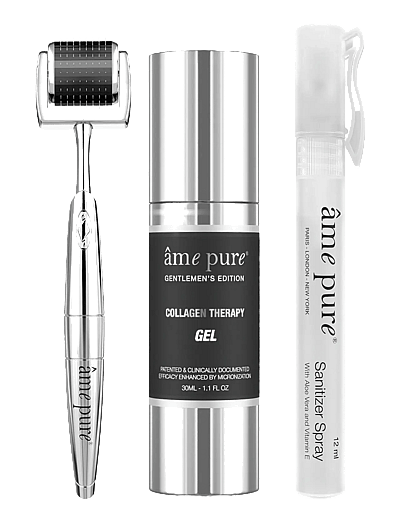 Cit Face Gentlemen Kit - Microneedling Derma Roller Set - Serum