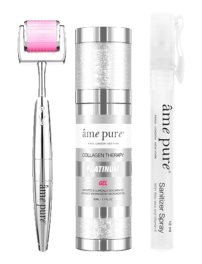 Cit Face Roller Platinum - Microneedling Derma Roller Kit - Serum