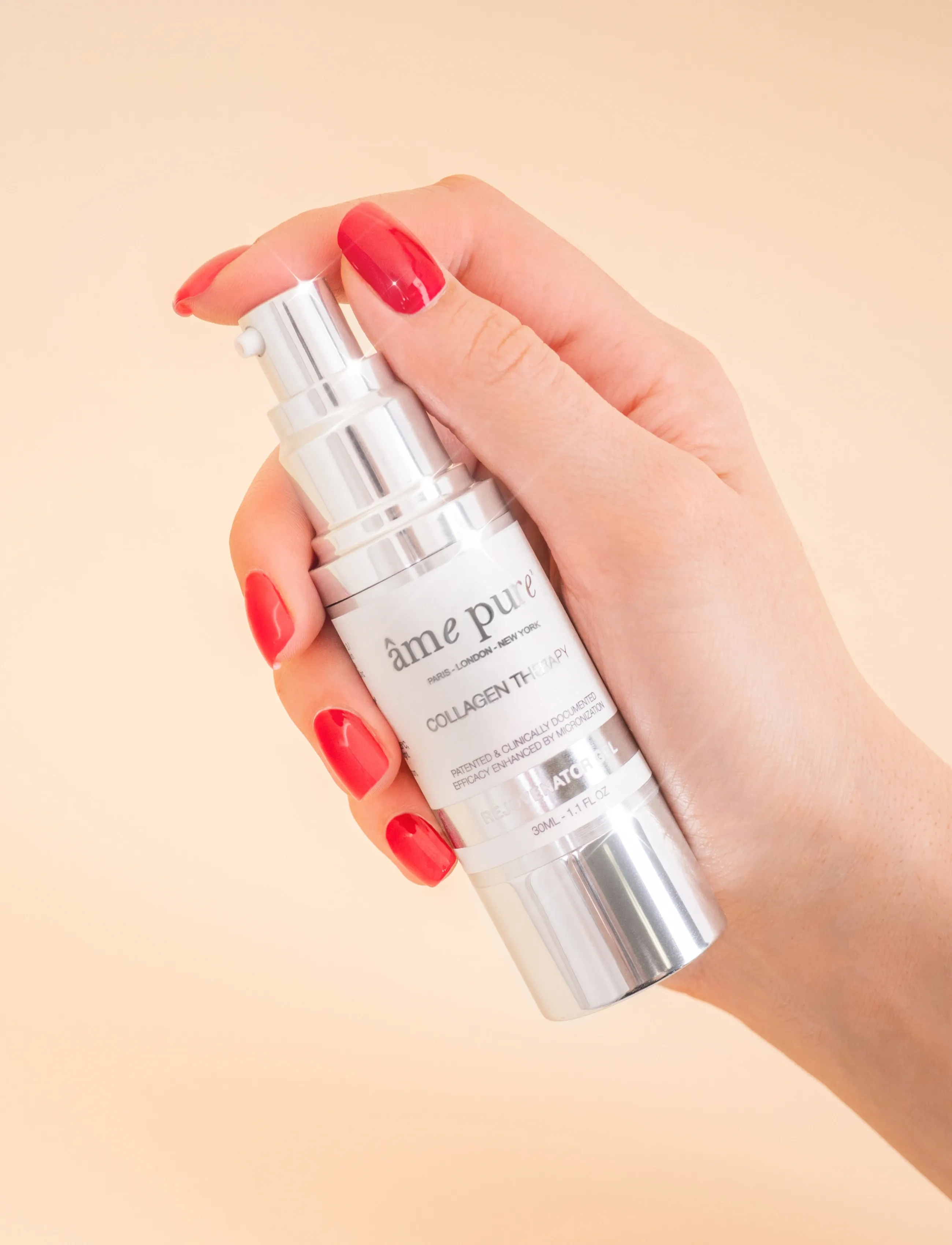 âme pure Collagen Therapy Gel - Rejuvenating Microneedling Serum, 30 ml, Nude, Ansigt > Serum, Dame