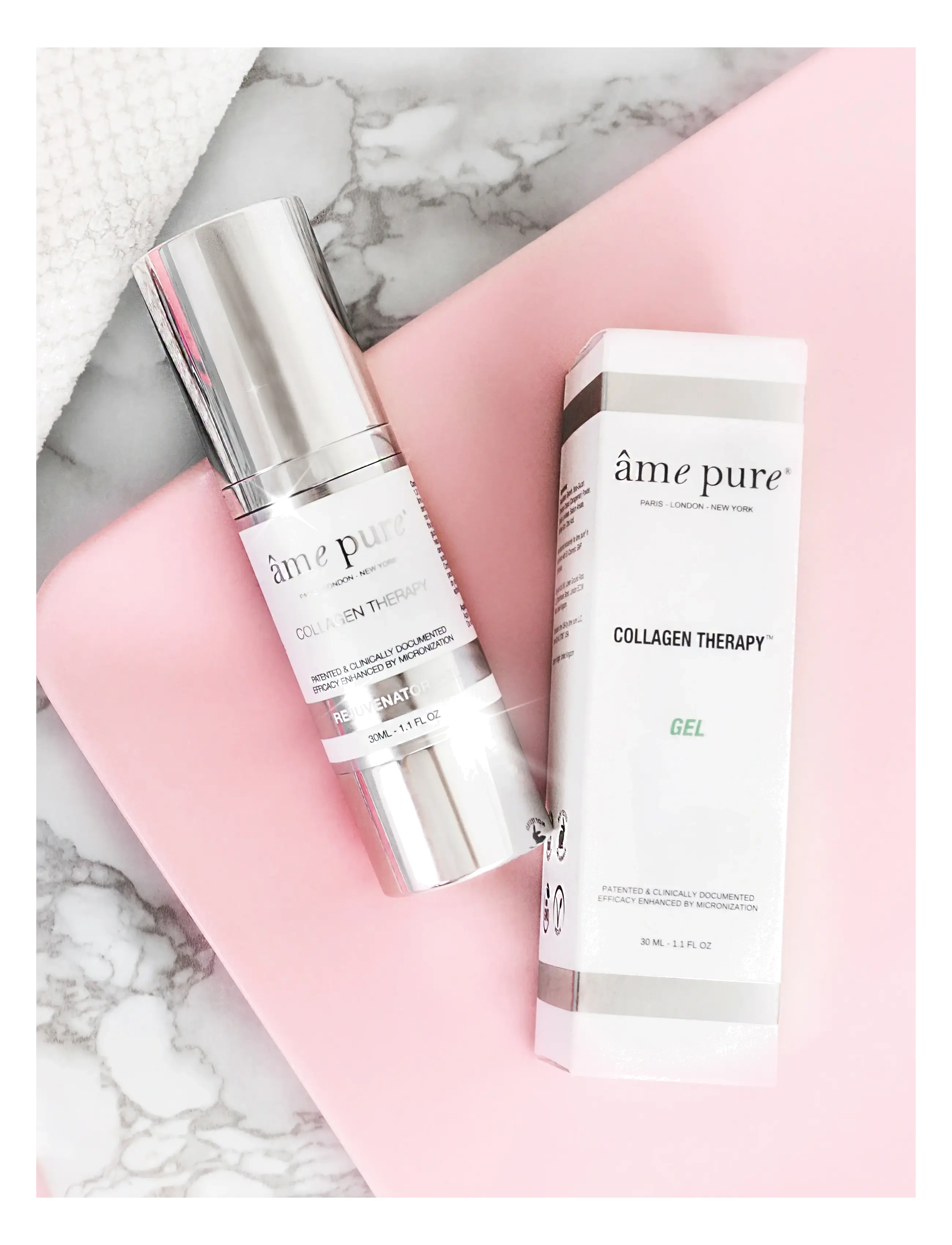 âme pure - Collagen Therapy GEL - Rejuvenating Microneedling Serum - serum - clear - 3
