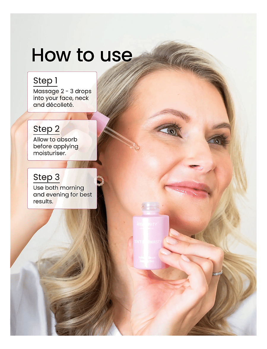 âme pure - Don't Be Thirsty - Deep Hydration Face Serum with Peptides - clear - 5