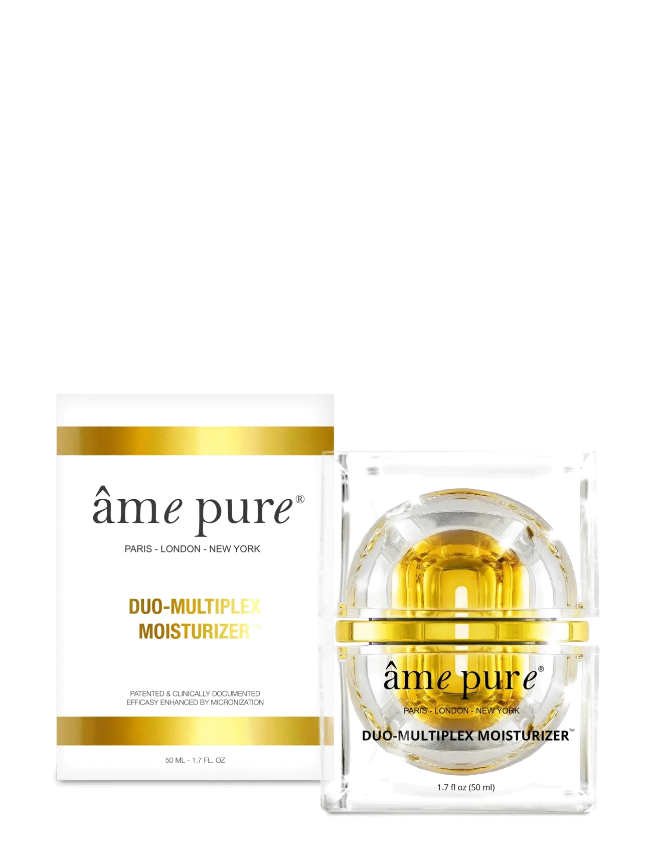 âme pure - Duo-Multiplex Moisturizer - Anti-Blemish & Anti-Aging Cream - dagcremer - white - 2