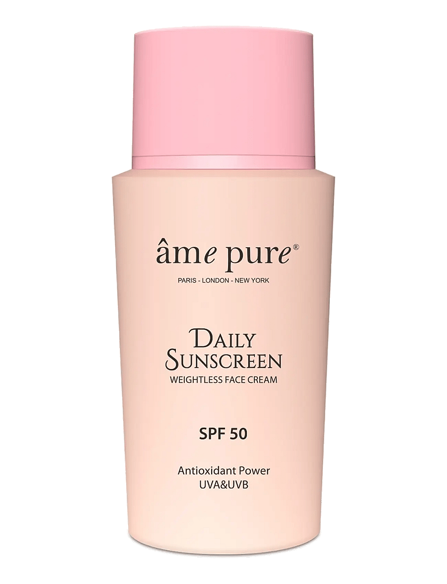 âme pure - Daily Sunscreen SPF 50 - UVA UVB Anti-Aging Face Cream - til ansigtet - white - 1