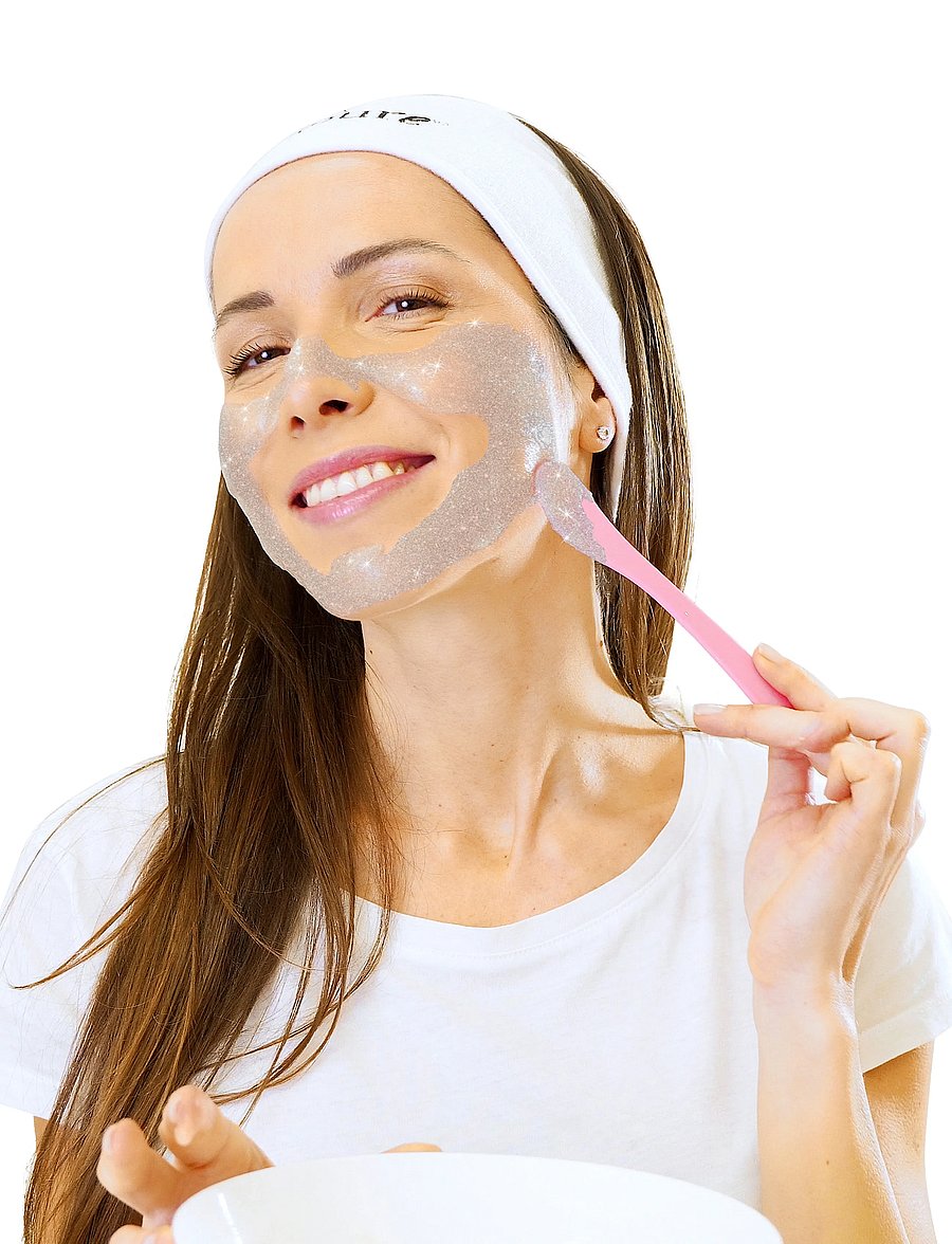 âme pure - Jelly Glow Rubber Mask MIX 4 pcs - Peel-Off Face Mask Set - giftset - clear - 2