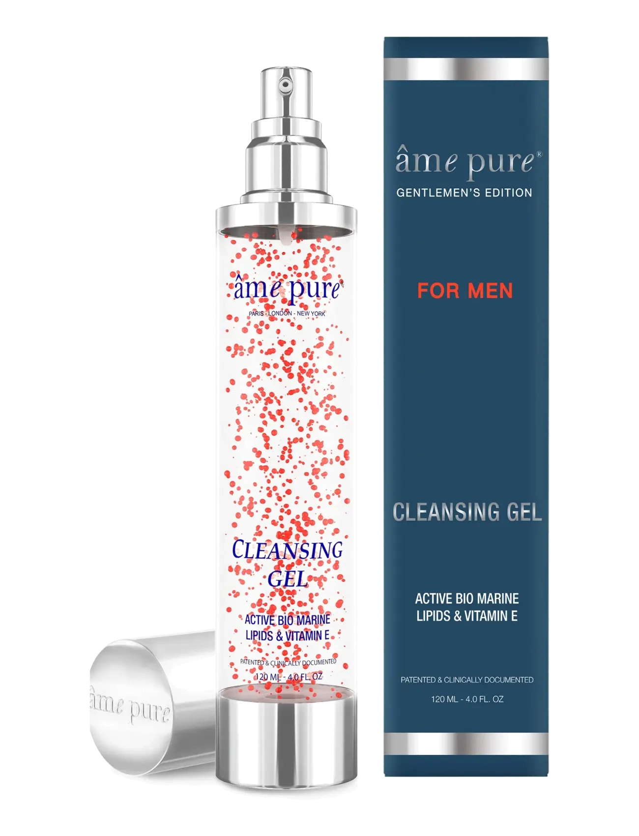âme pure GENTLEMEN Cleansing Gel - Gentle Facial Wash with Vitamin E - Beauty för Män - CLEAR / undefined