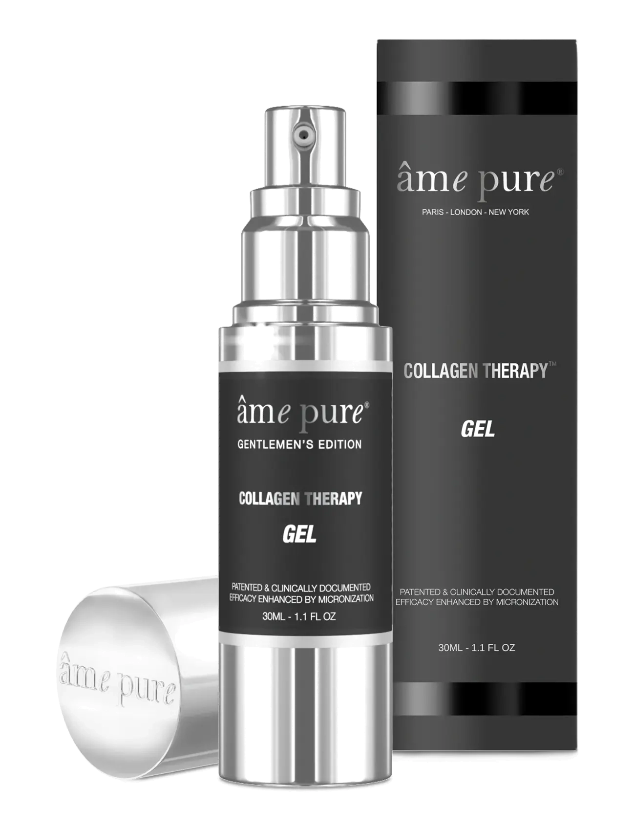 âme pure - GENTLEMEN'S Collagen Gel - Microneedling Face Serum for Men - ansigspleje - clear - 2