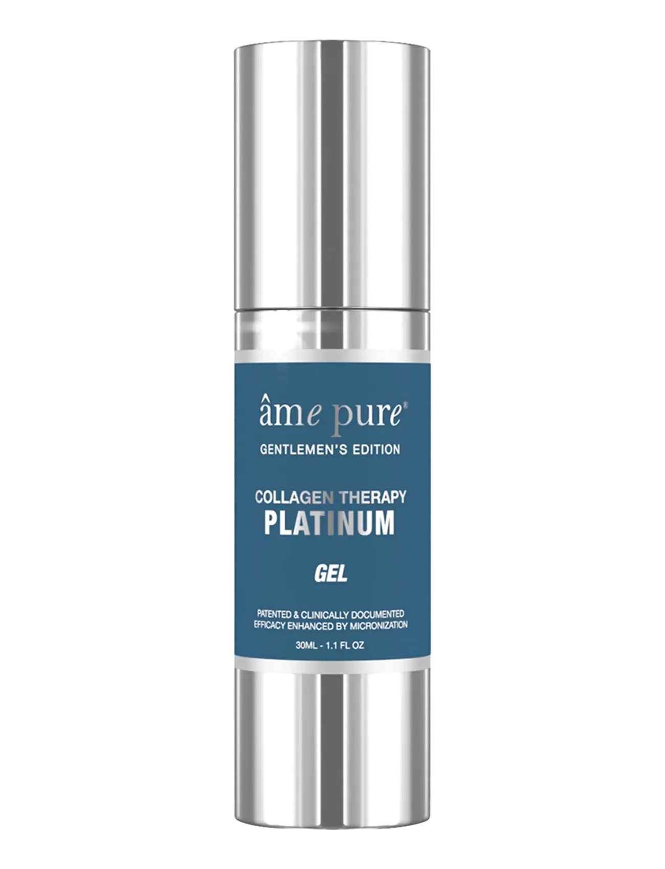 âme pure Gentlemen's Collagen Gel Platinum Microneedling Face Serum, Serum, Nude, Str: 30 ML
