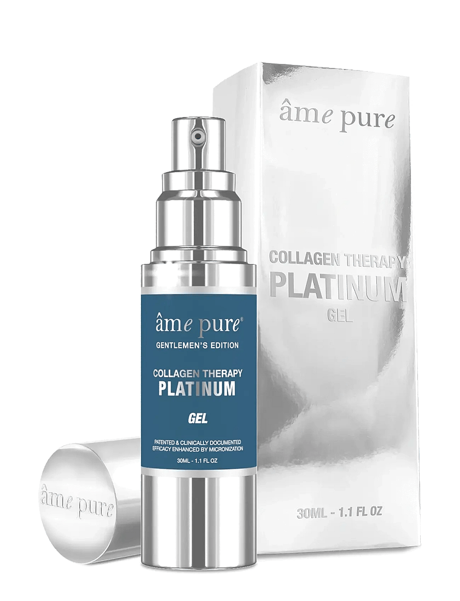 âme pure - GENTLEMEN'S Collagen Gel PLATINUM - Microneedling Face Serum - seerumid - clear - 2