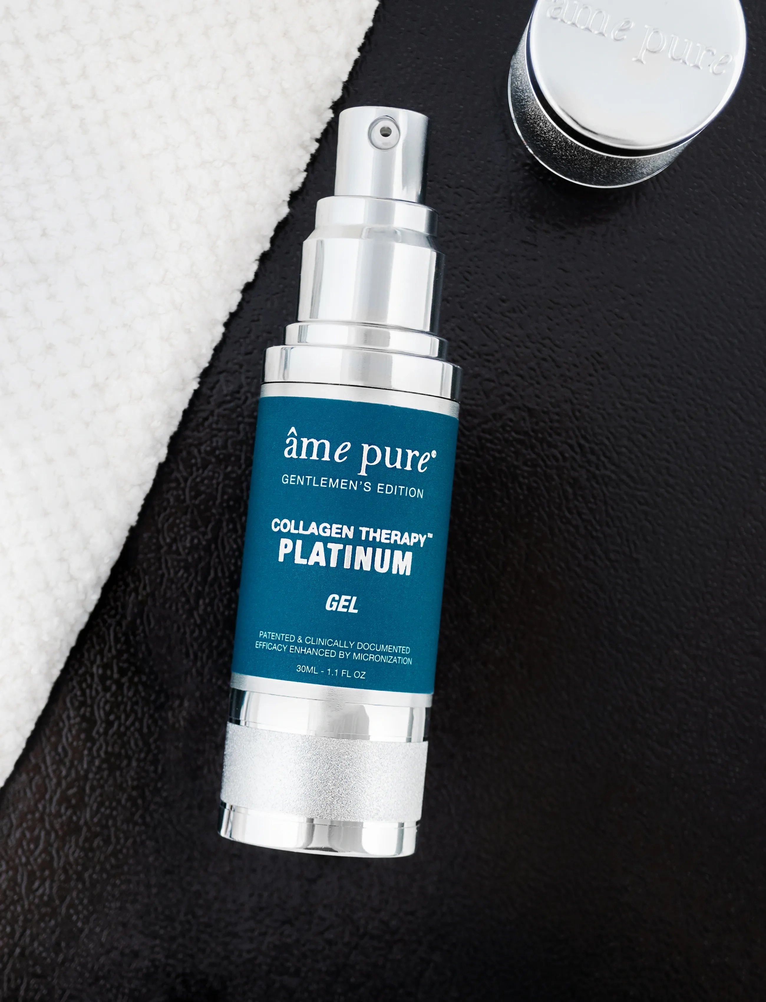 âme pure Gentlemen's Collagen Gel Platinum - Microneedling Face Serum, 30 ml, Nude, Ansigt > Serum, Herre