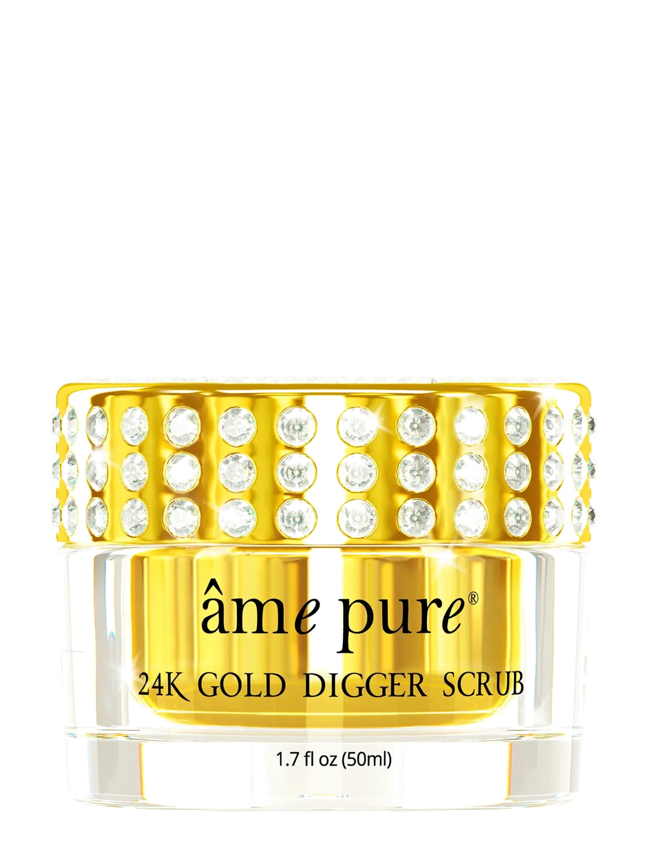 âme pure 24K Gold Digger Scrub Gold Face Exfoliator With Vitamin E, Peelingmaske, Guld, Str: 50 ML