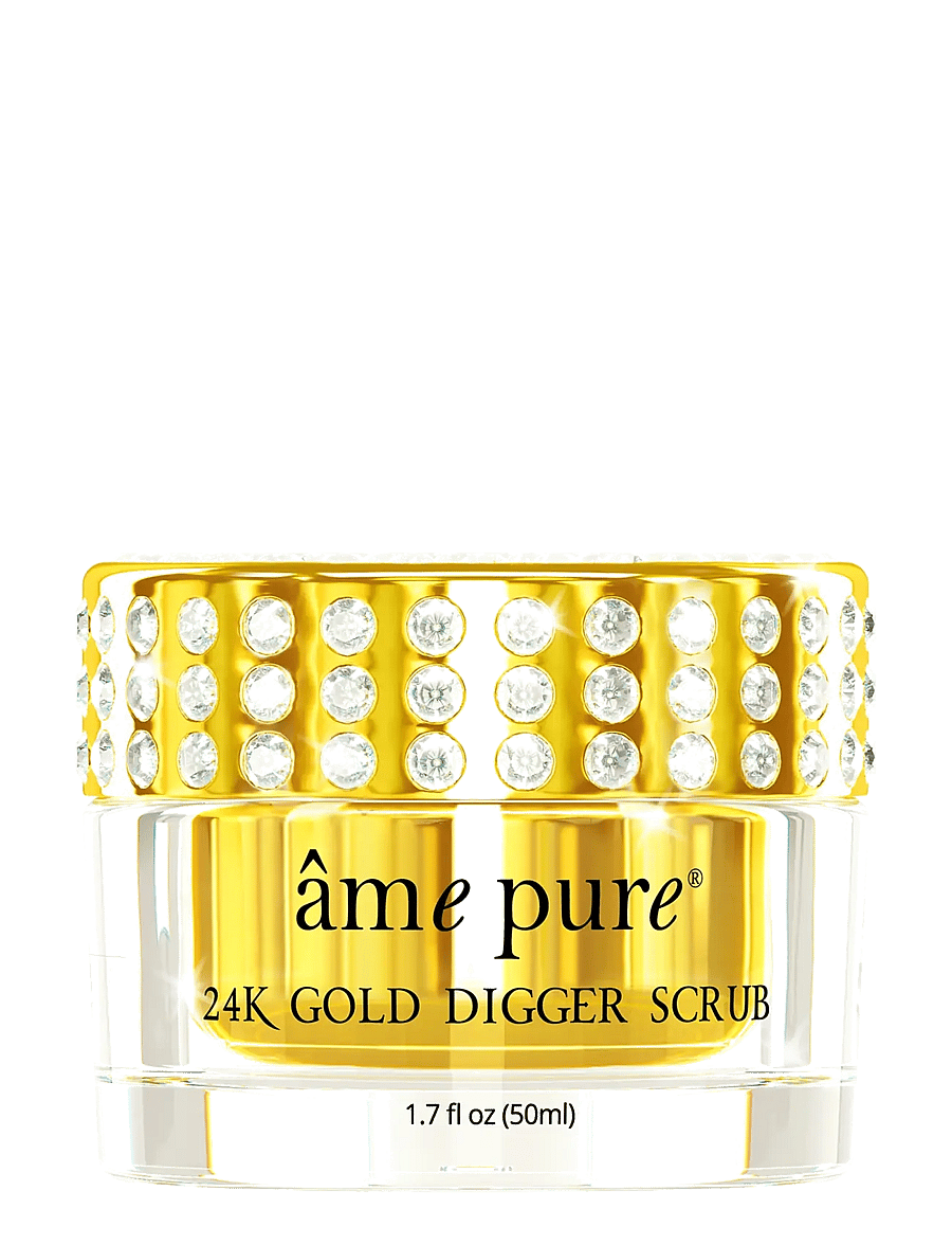 âme pure - 24K Gold Digger Scrub - Gold Face Exfoliator with Vitamin E - koorivad maskid - gold - 1