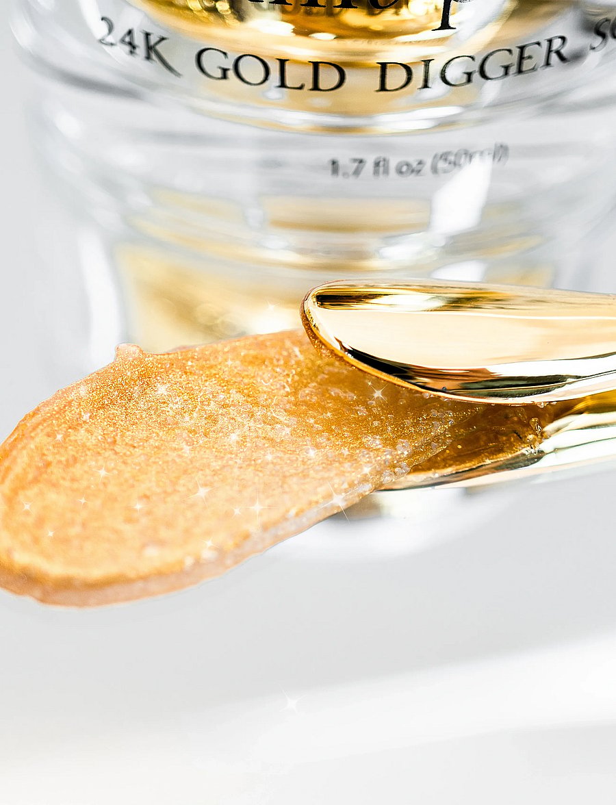 âme pure - 24K Gold Digger Scrub - Gold Face Exfoliator with Vitamin E - koorivad maskid - gold - 5