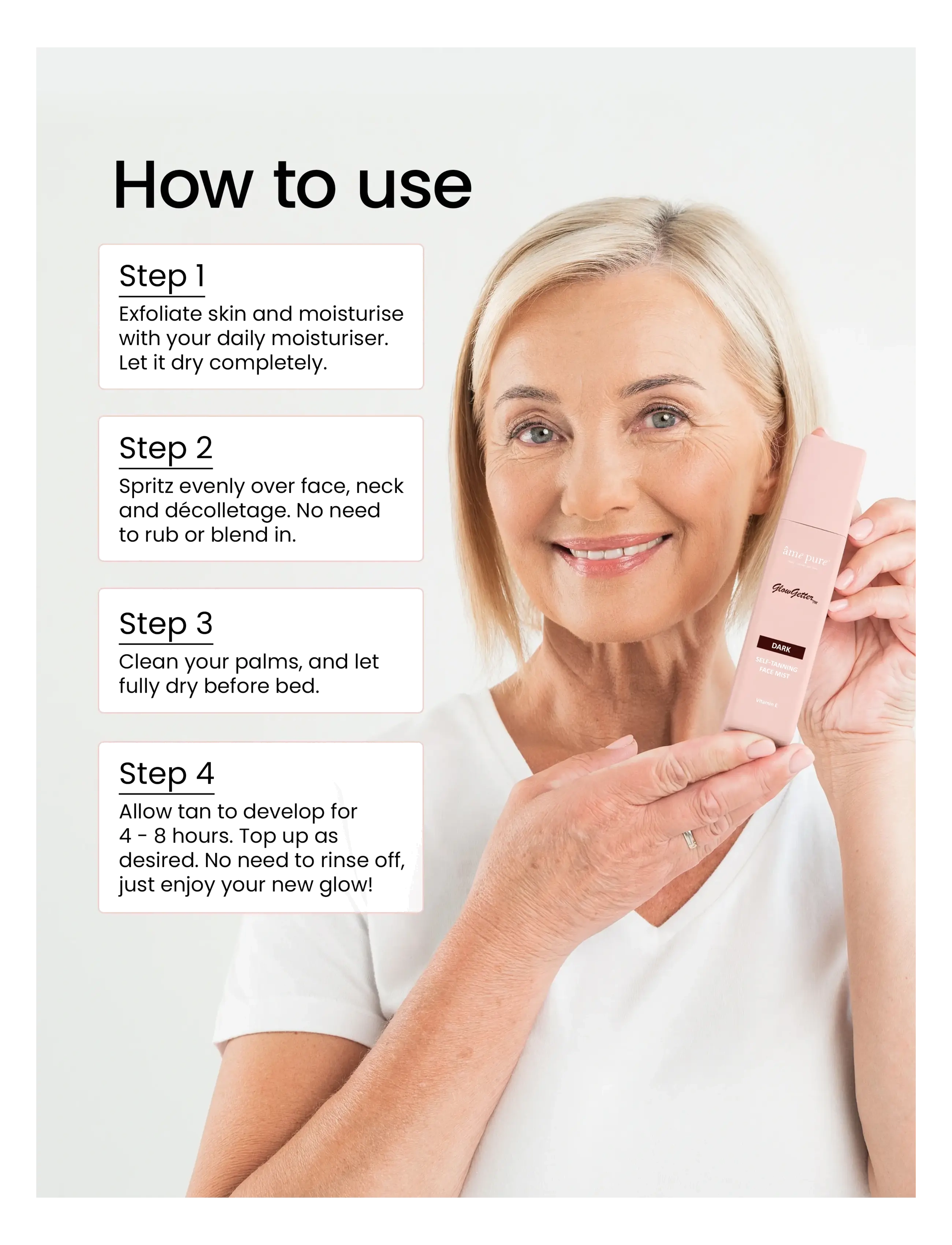 Glowgetter Self-Tanning Spray Mist For A Natural Tan 5