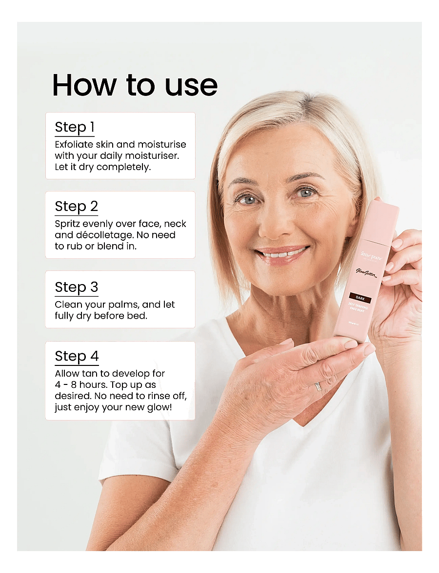 âme pure - GlowGetter - Self-tanning Spray Mist for a Natural Tan - isepruunistavad spreid - dark - 4