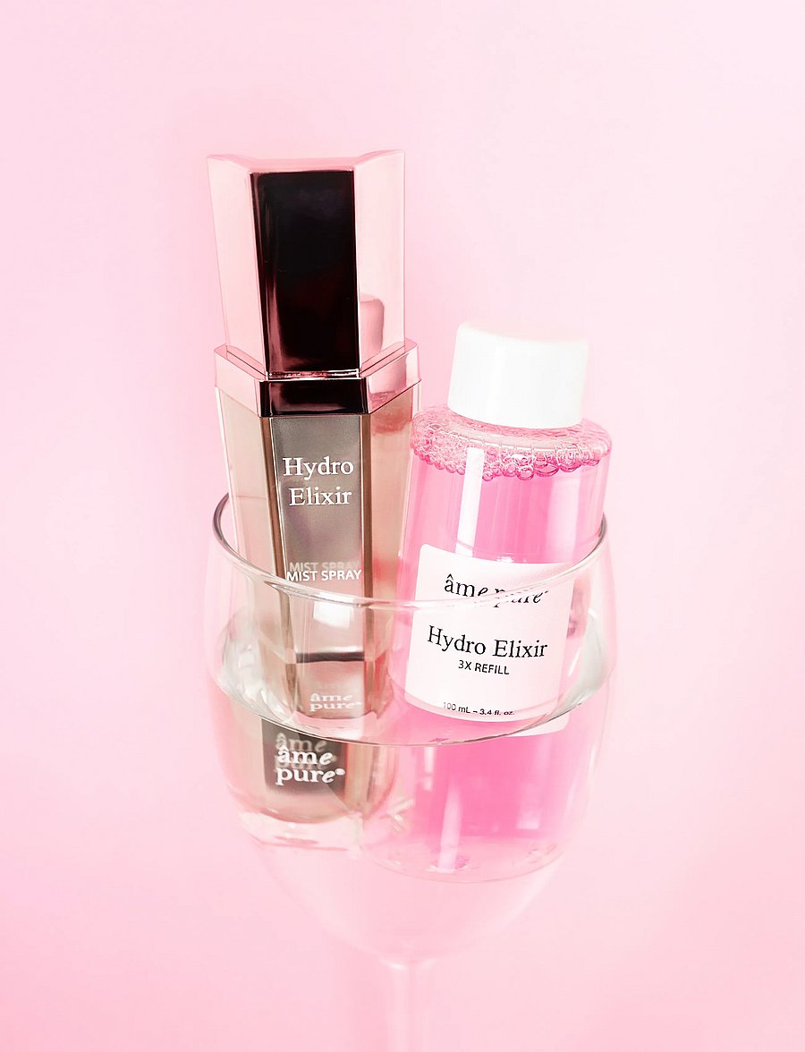 âme pure - Hydro Elixir Face Mist - Hyaluronic Acid Hydrating Spray - pink - 4
