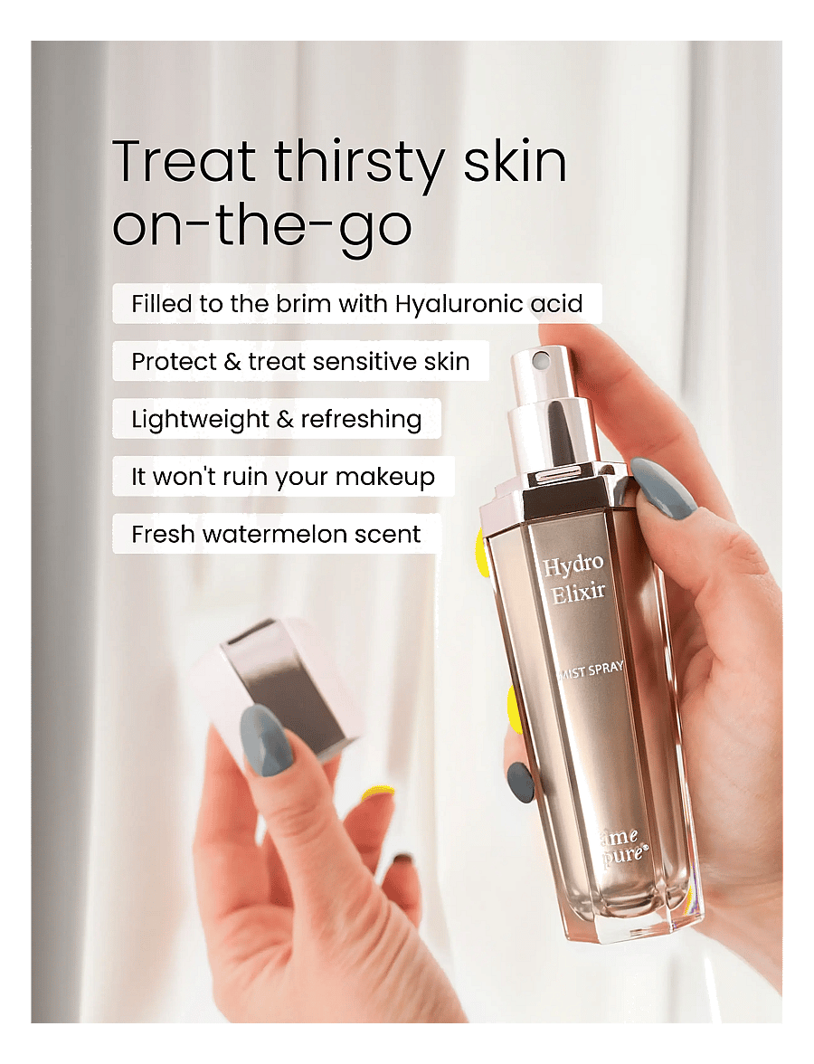 âme pure - Hydro Elixir Face Mist - Hyaluronic Acid Hydrating Spray - pink - 2