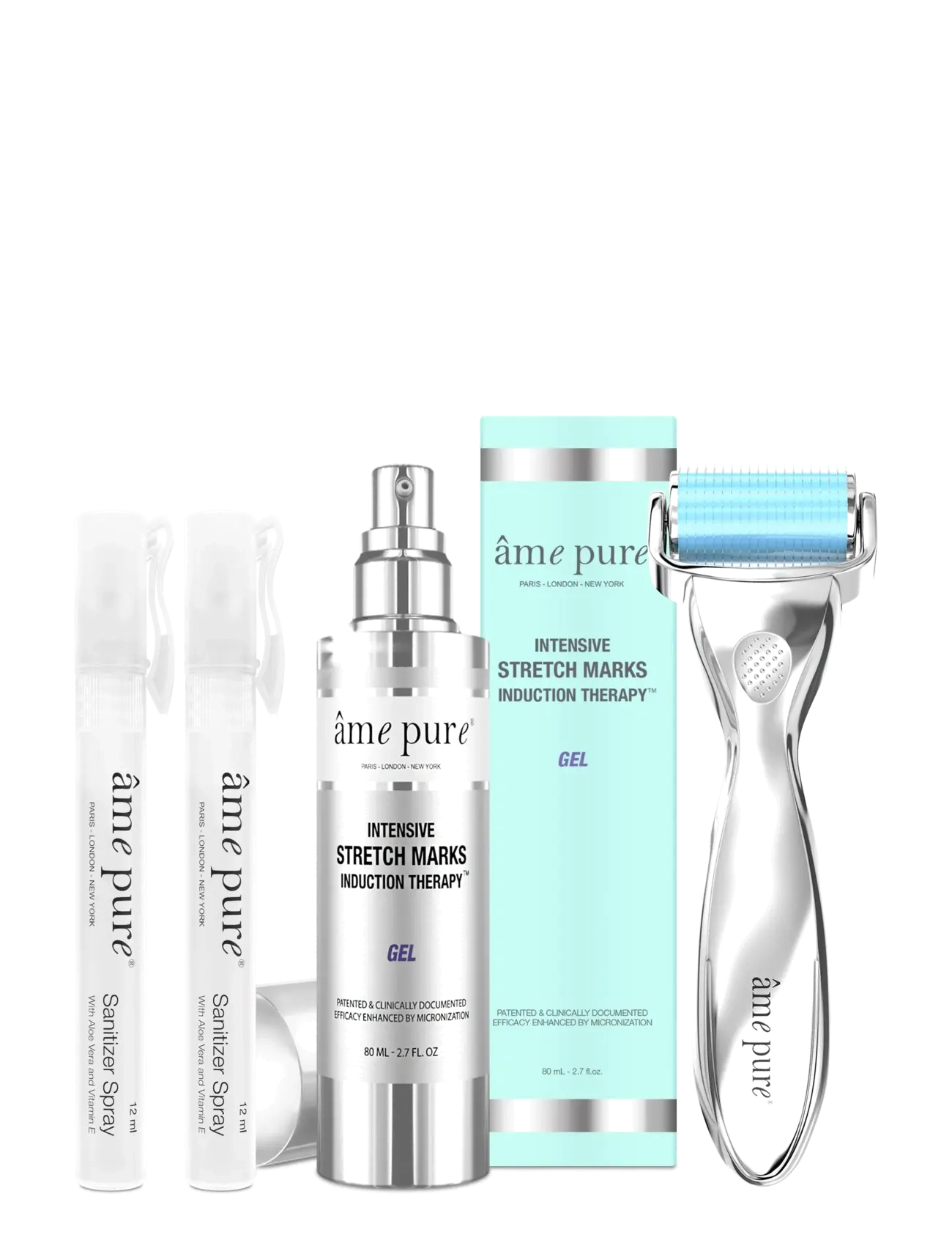 âme pure - Body Basic | Stretch Marks - Derma Roller Kit for Body - silver-blue - 1