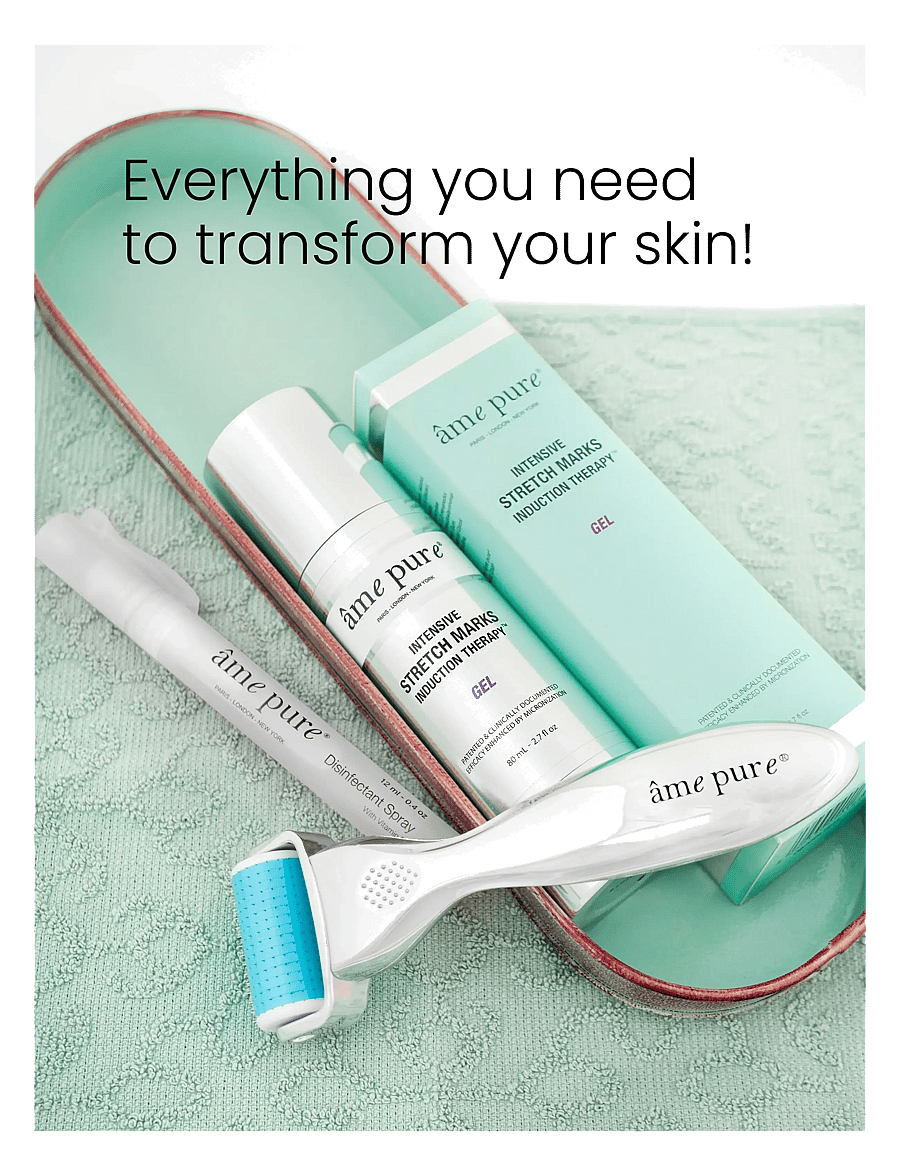 âme pure - Body Basic | Stretch Marks - Derma Roller Kit for Body - silver-blue - 3