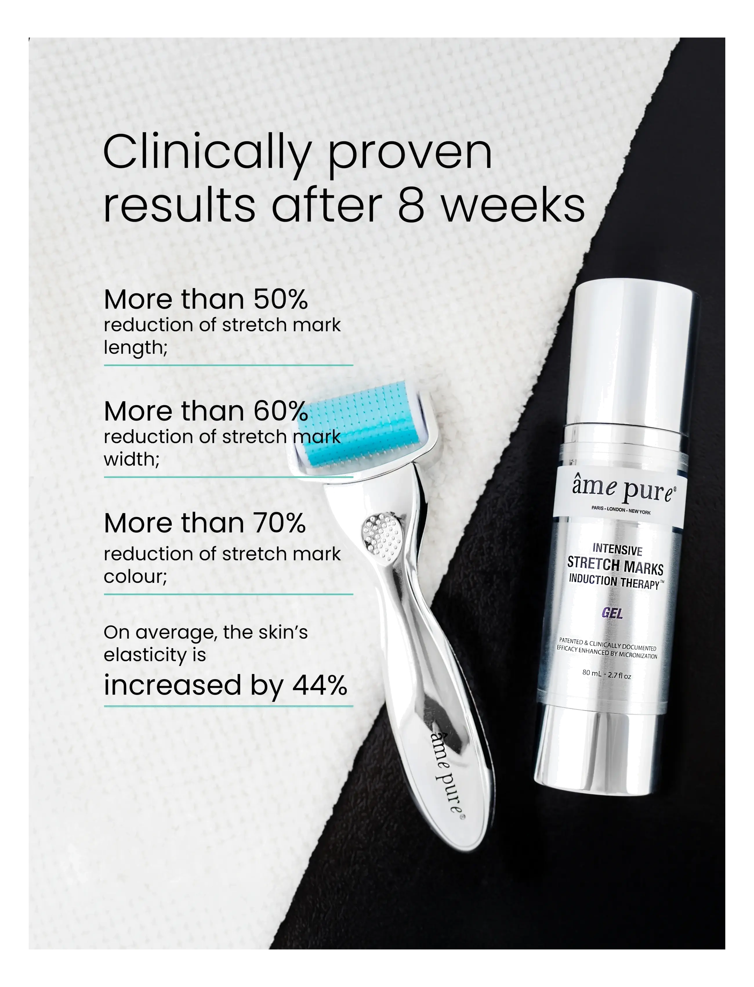 âme pure - Body Basic | Stretch Marks - Derma Roller Kit for Body - silver-blue - 4
