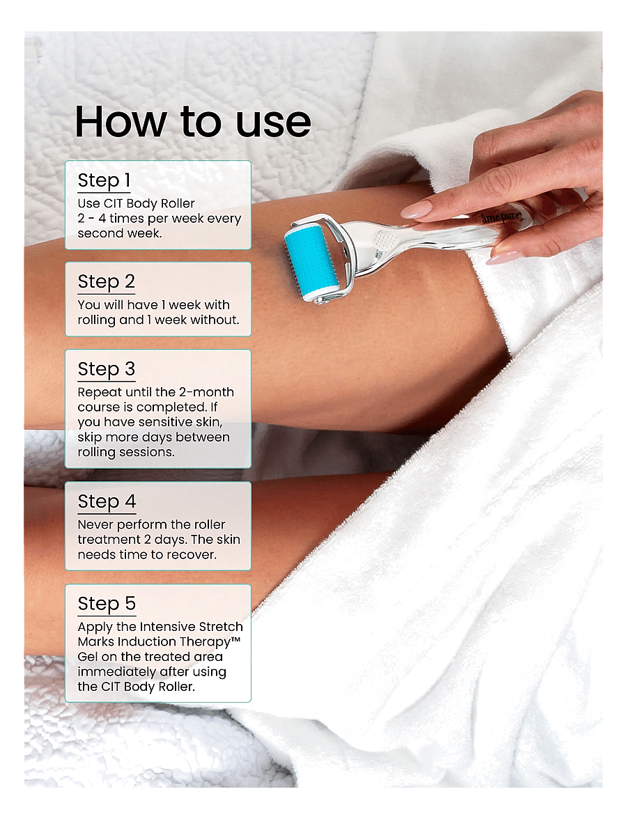 âme pure - Body Basic | Stretch Marks - Derma Roller Kit for Body - silver-blue - 5