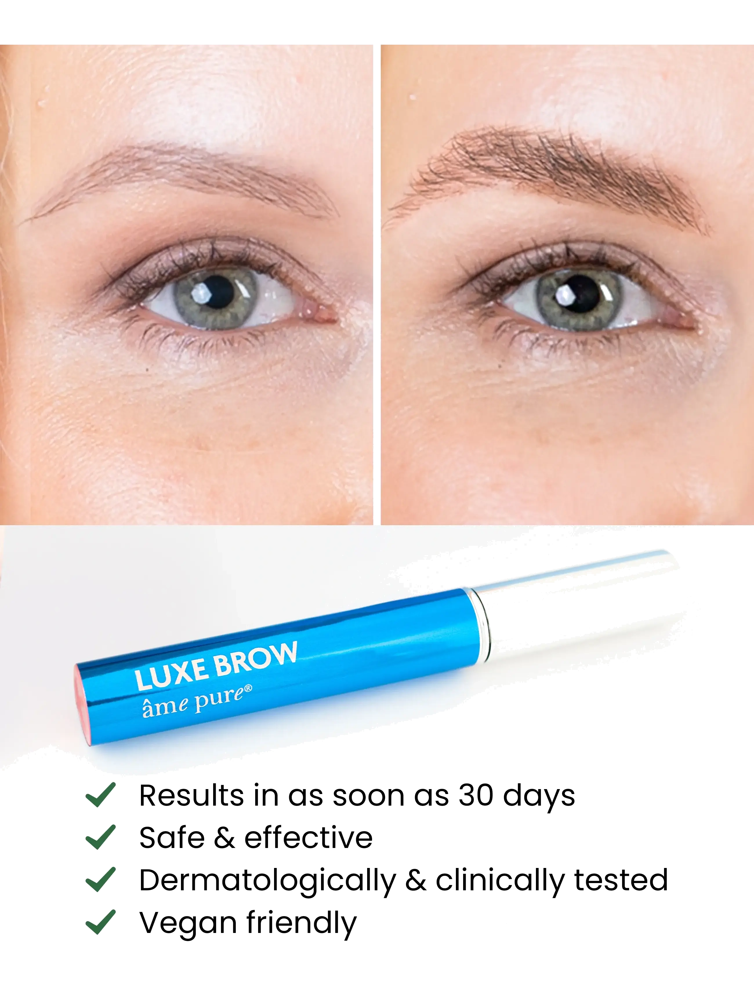 âme pure - Luxe Brow - Eyebrow Growth Serum for Fuller and Darker Brows - makeup - clear - 3