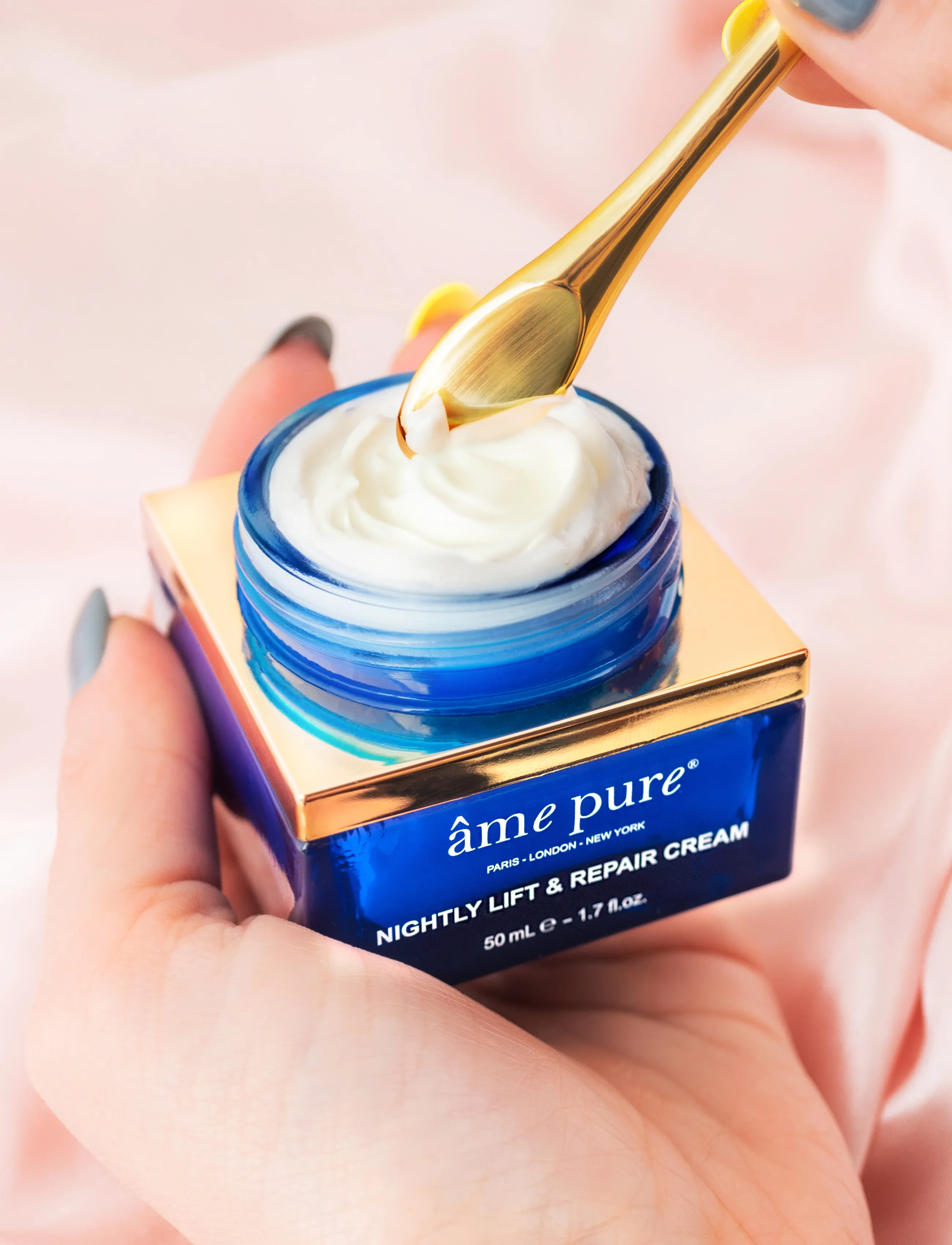 âme pure - Nightly Lift & Repair - Anti-Aging and Lifting Night Cream - natcremer - white - 4