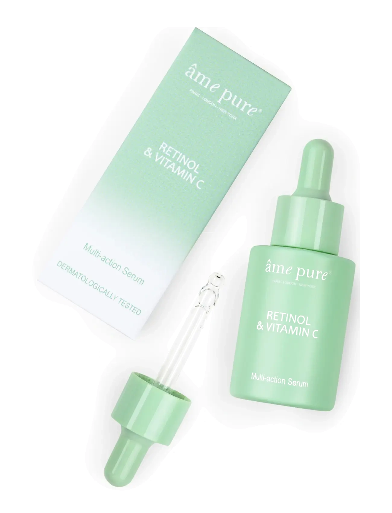 âme pure - Retinol & Vitamin C - Plant-Based Retinol Brightening Serum - serum - clear - 2