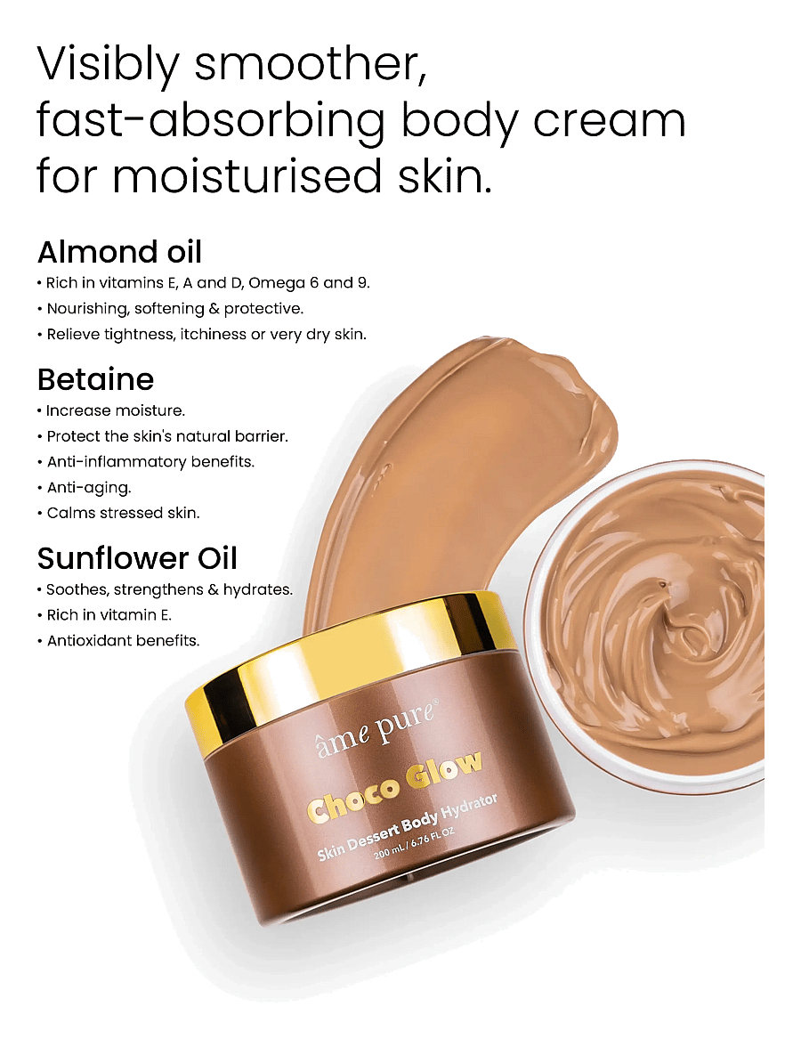 âme pure - Choco Glow Skin Dessert - Body Moisturizer for Dry Skin - kreemid - brown - 3