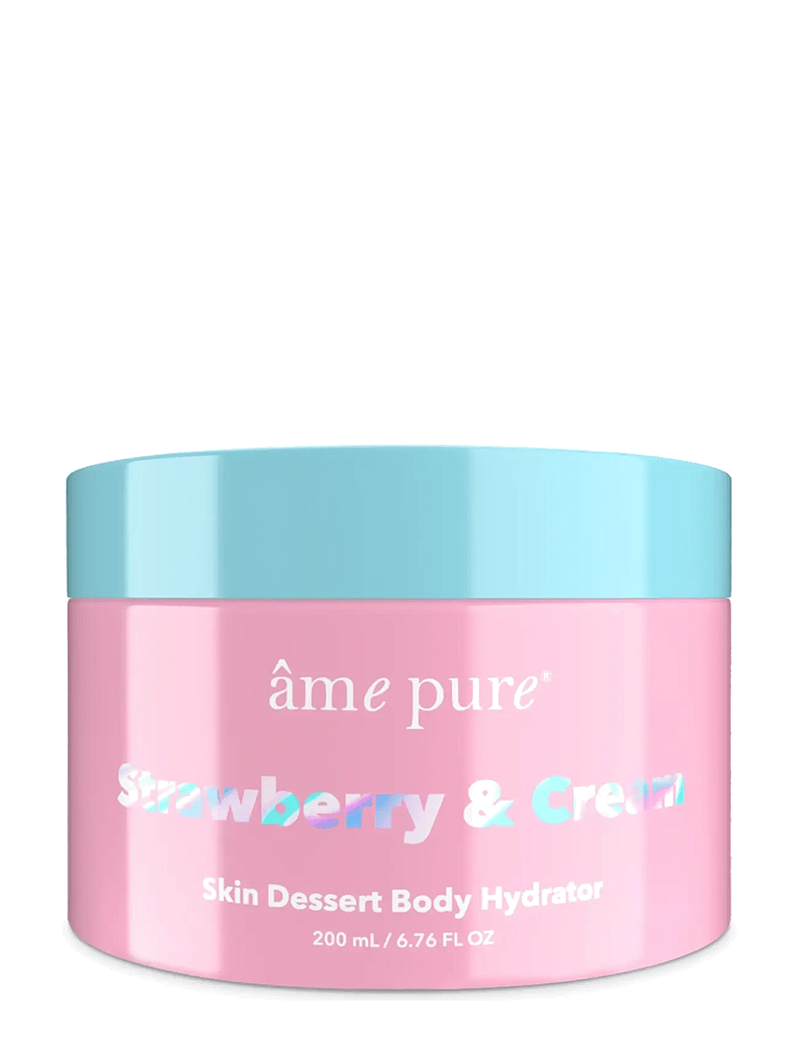 âme pure - Strawberry & Cream Skin Dessert - Dry Skin Body Moisturizer - kreemid - pink - 1