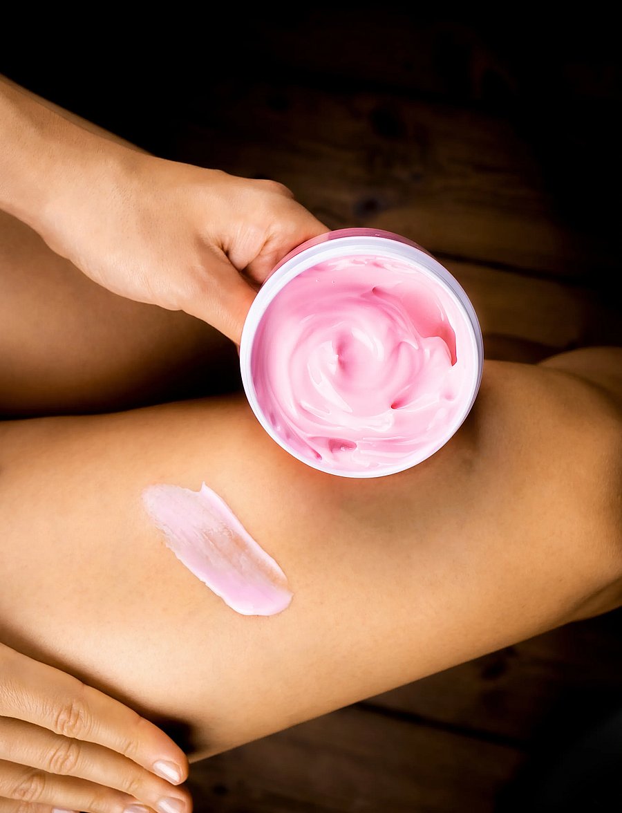 âme pure - Strawberry & Cream Skin Dessert - Dry Skin Body Moisturizer - kreemid - pink - 4
