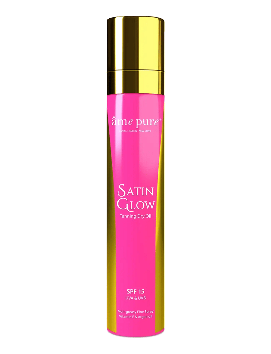 âme pure - Satin Glow - Sunscreen Tanning Dry Oil Spray | SPF 15 - kreem - clear - 1