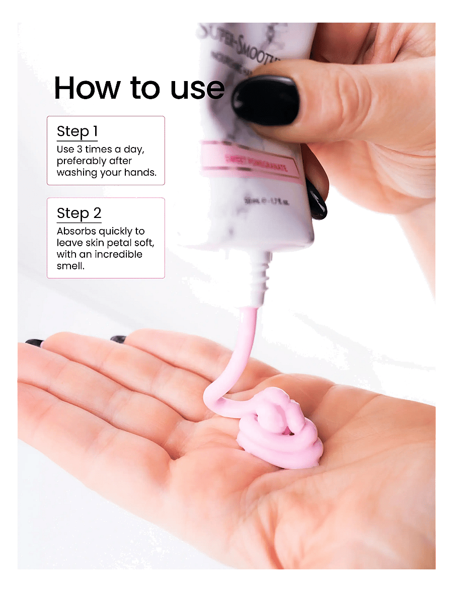 âme pure - Super-Smoothing Hand Cream for Dry Hands with Vitamin E - kätekreemid - pink - 4