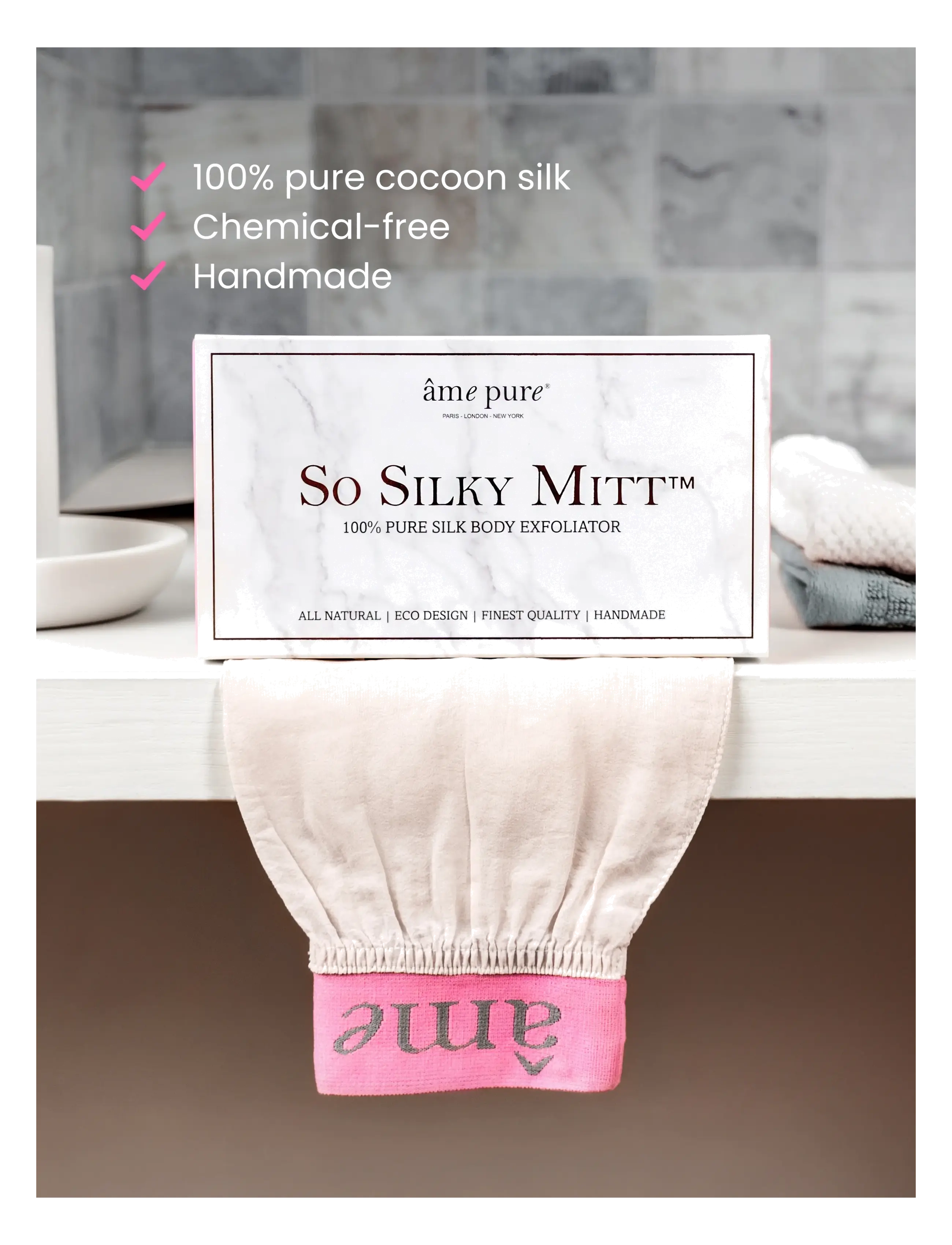 So Silky Mitt 100% Pure Silk Exfoliating Body Peel Glove 3