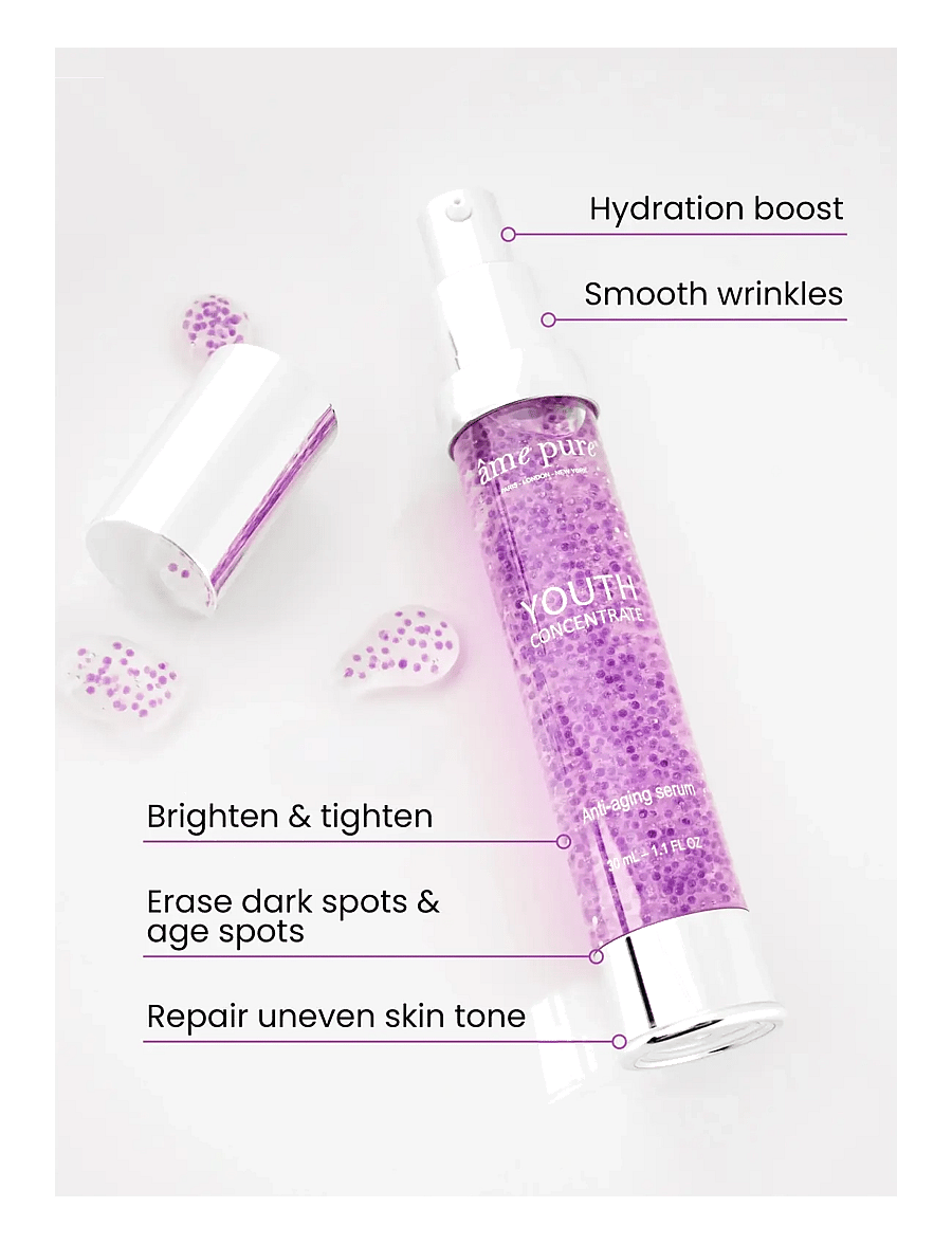 âme pure - Youth Concentrate - Anti-Aging Face Serum with 42% Actives - seerumid - purple - 2