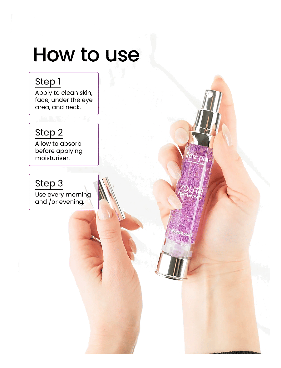 âme pure - Youth Concentrate - Anti-Aging Face Serum with 42% Actives - seerumid - purple - 4