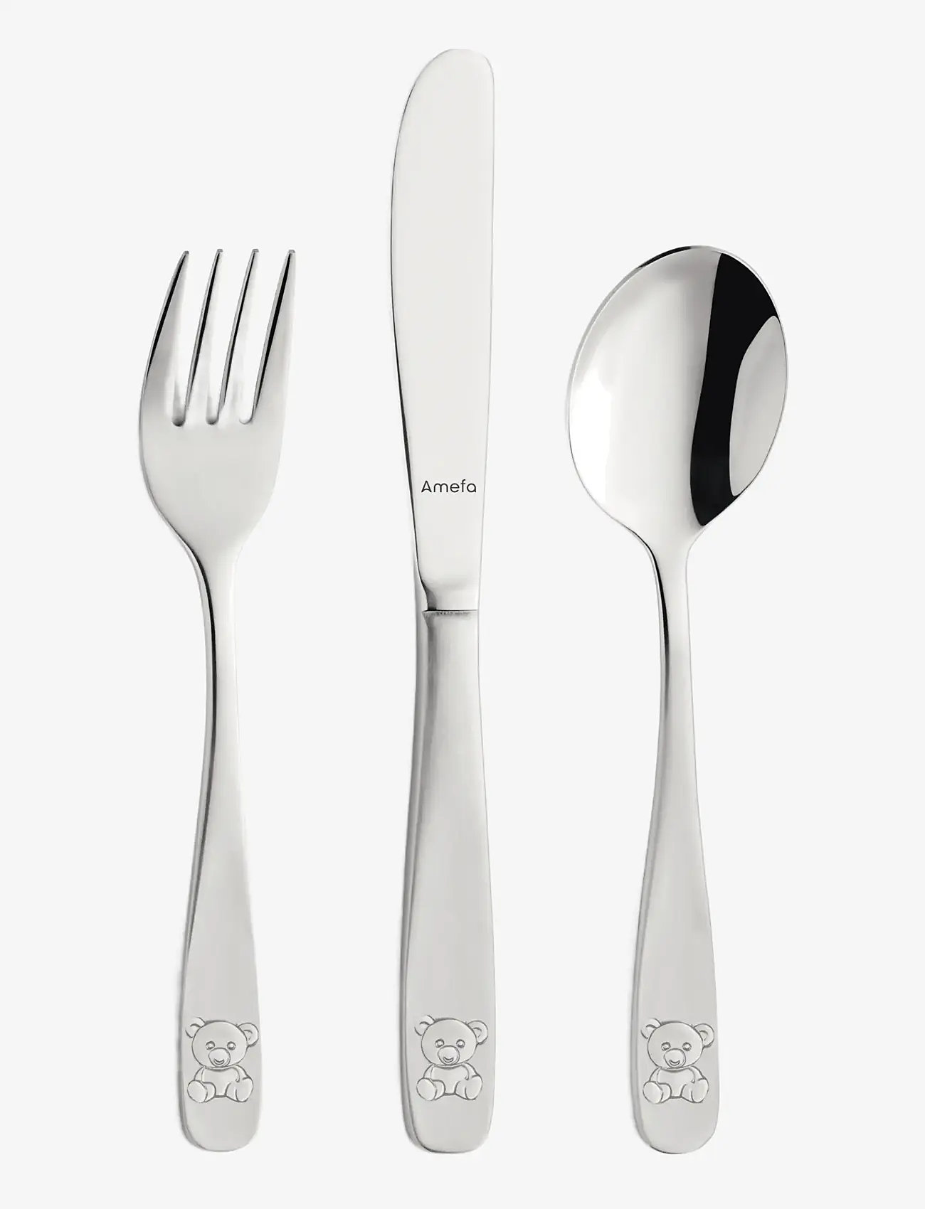 Amefa - Children Cutlery Set Bear 3-psc - bestik - stainless sttel - 1